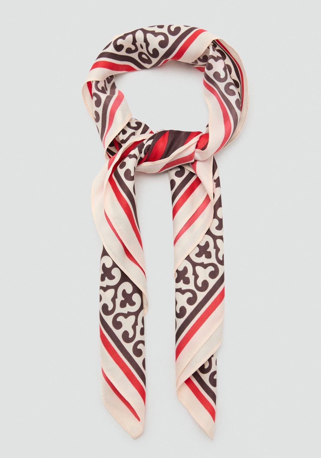 Mango Floral Print Scarf Jessa - Red 1 Shaws Department Stores