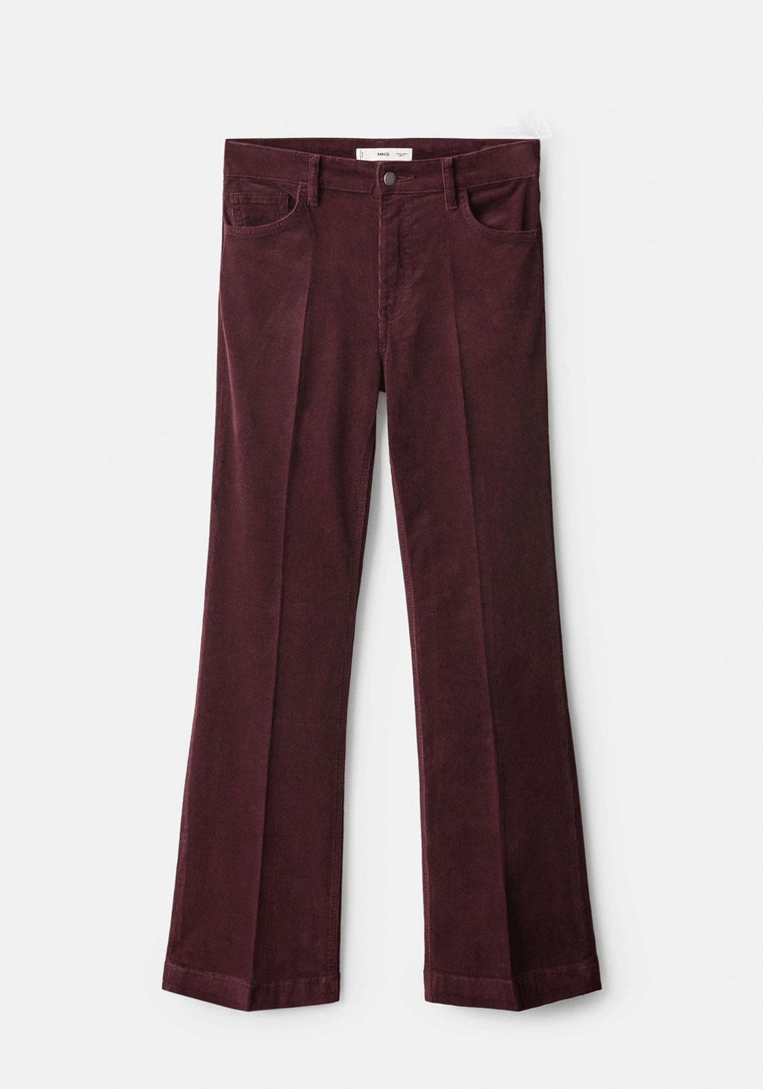 Corduroy Flared Jeans - Brown