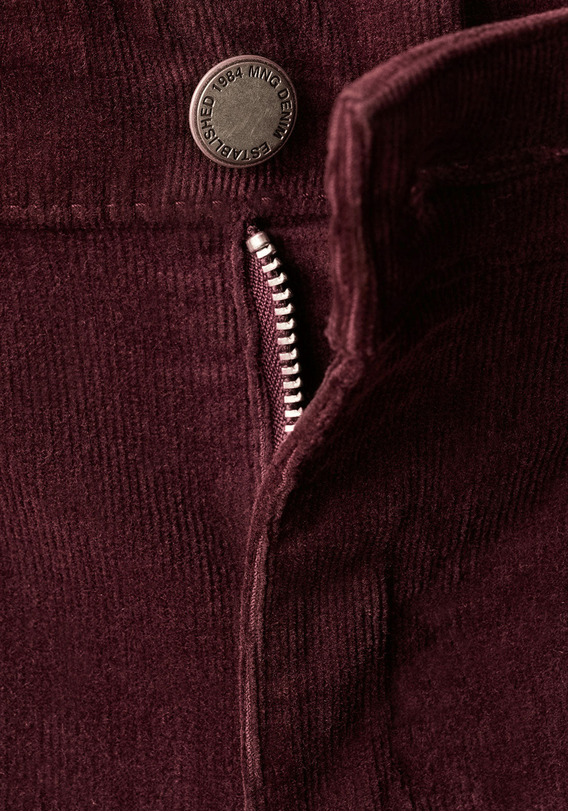 Corduroy Flared Jeans - Brown