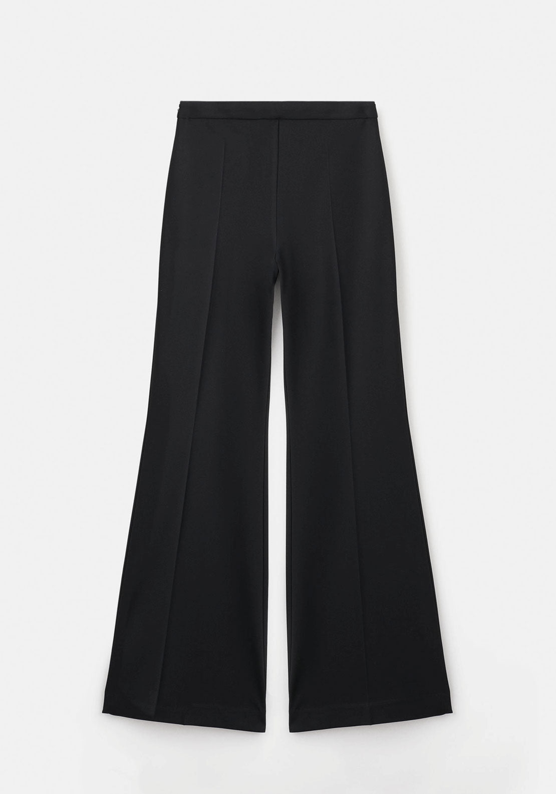 Flare Suit Trousers - Black