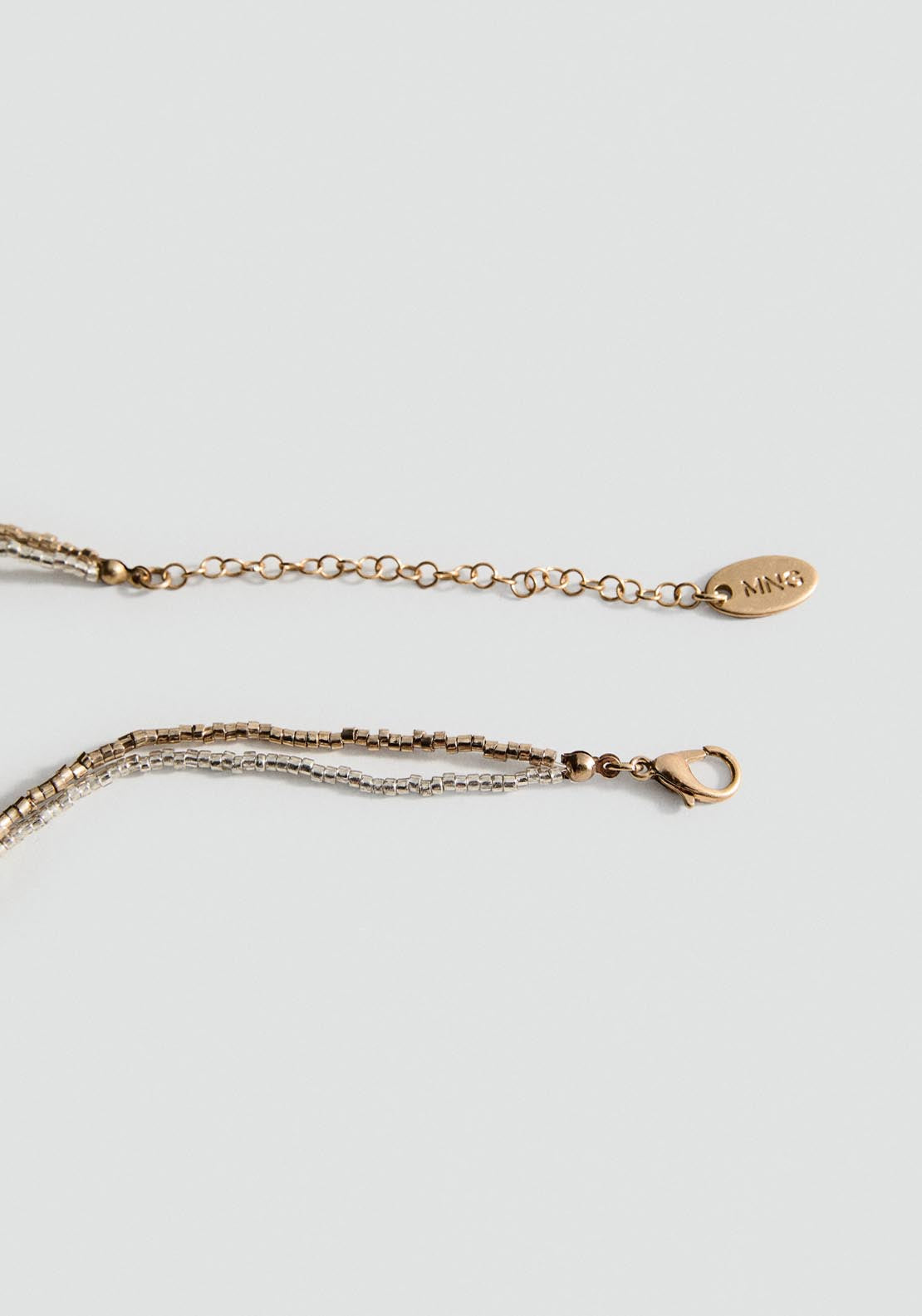 Mango Judith Double Chain Necklace - Gold 3 Shaws Department Stores