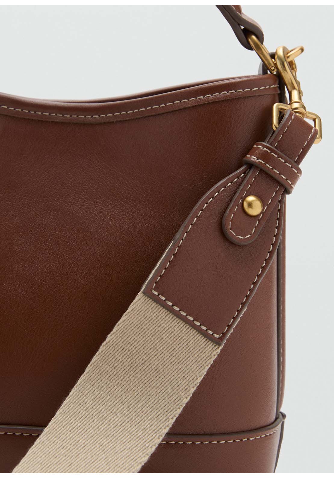 Small Bucket Bag - Brown