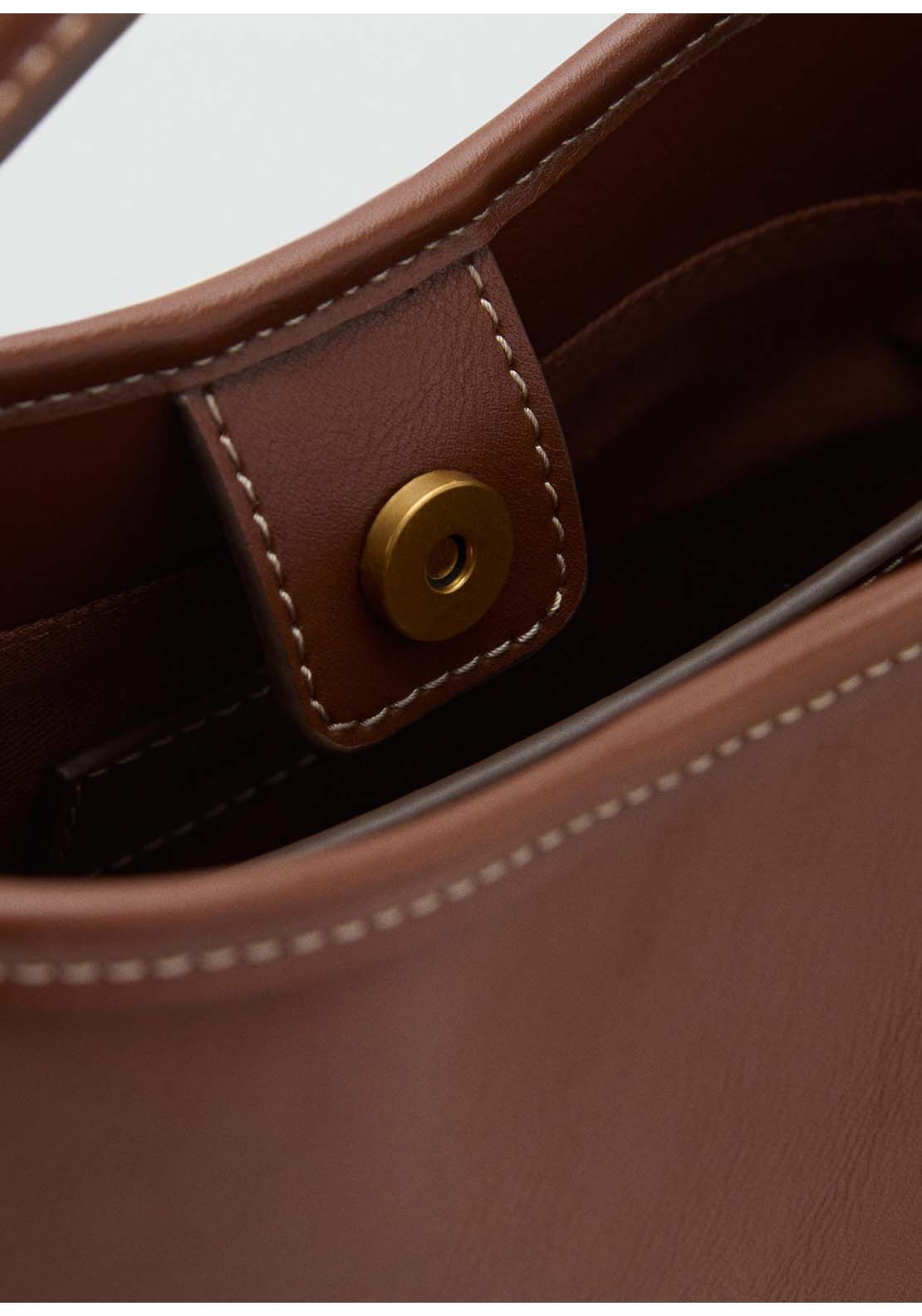 Small Bucket Bag - Brown
