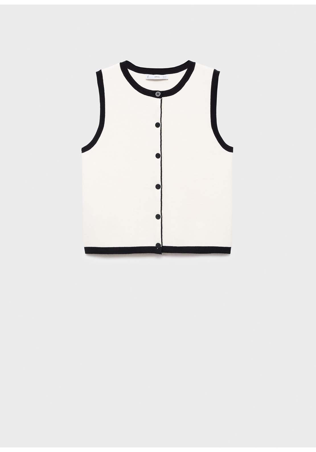 Mango Vest Pipon - Beige 7 Shaws Department Stores