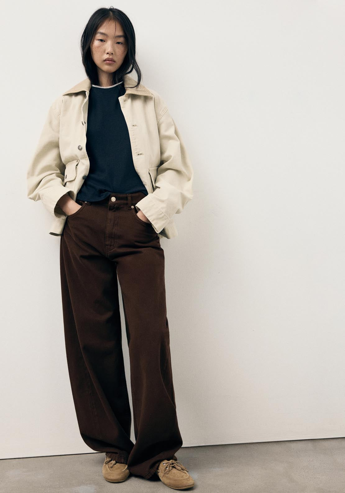 Mango Mid Rise Balloon Jeans - Brown 4 Shaws Department Stores