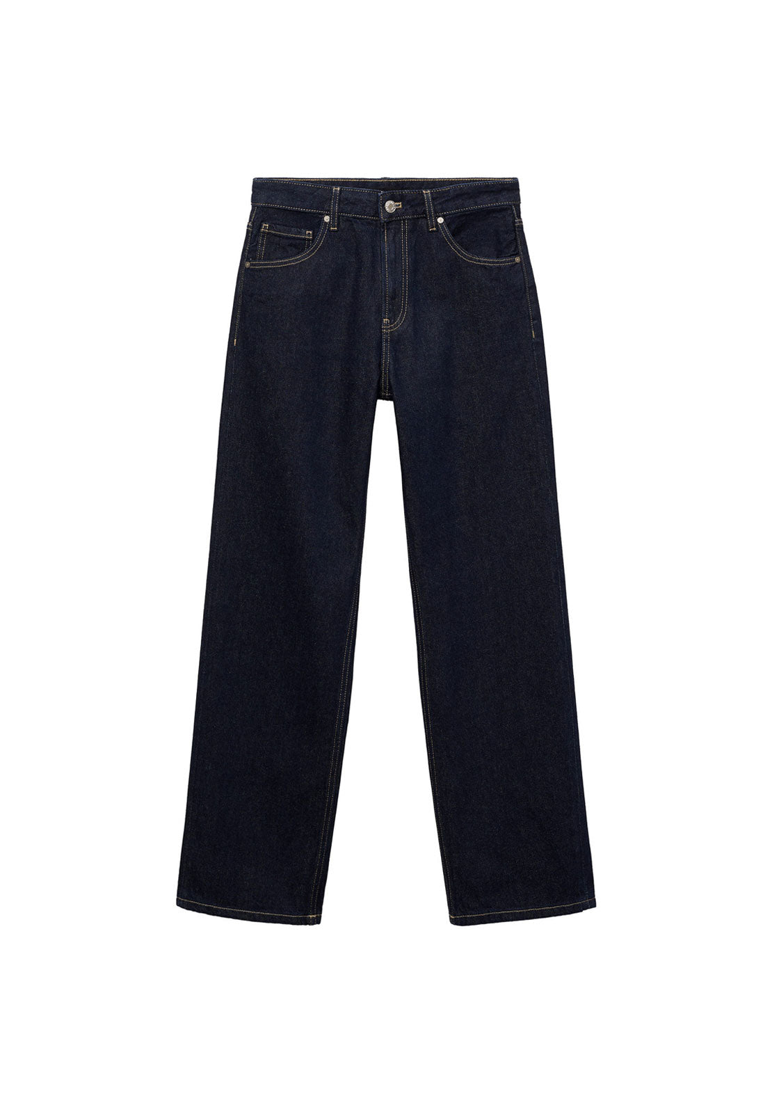 Miami Medium Rise Straight Fit Jeans - Blue