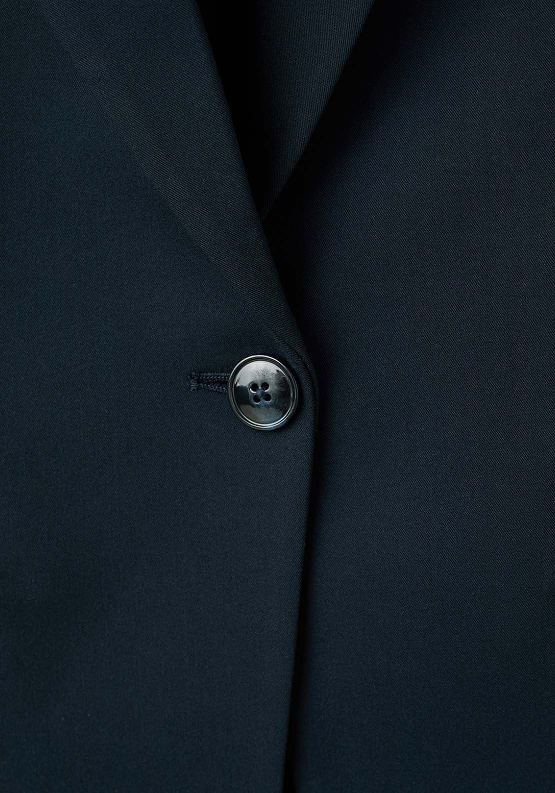 Fitted Suit Jacket - Black