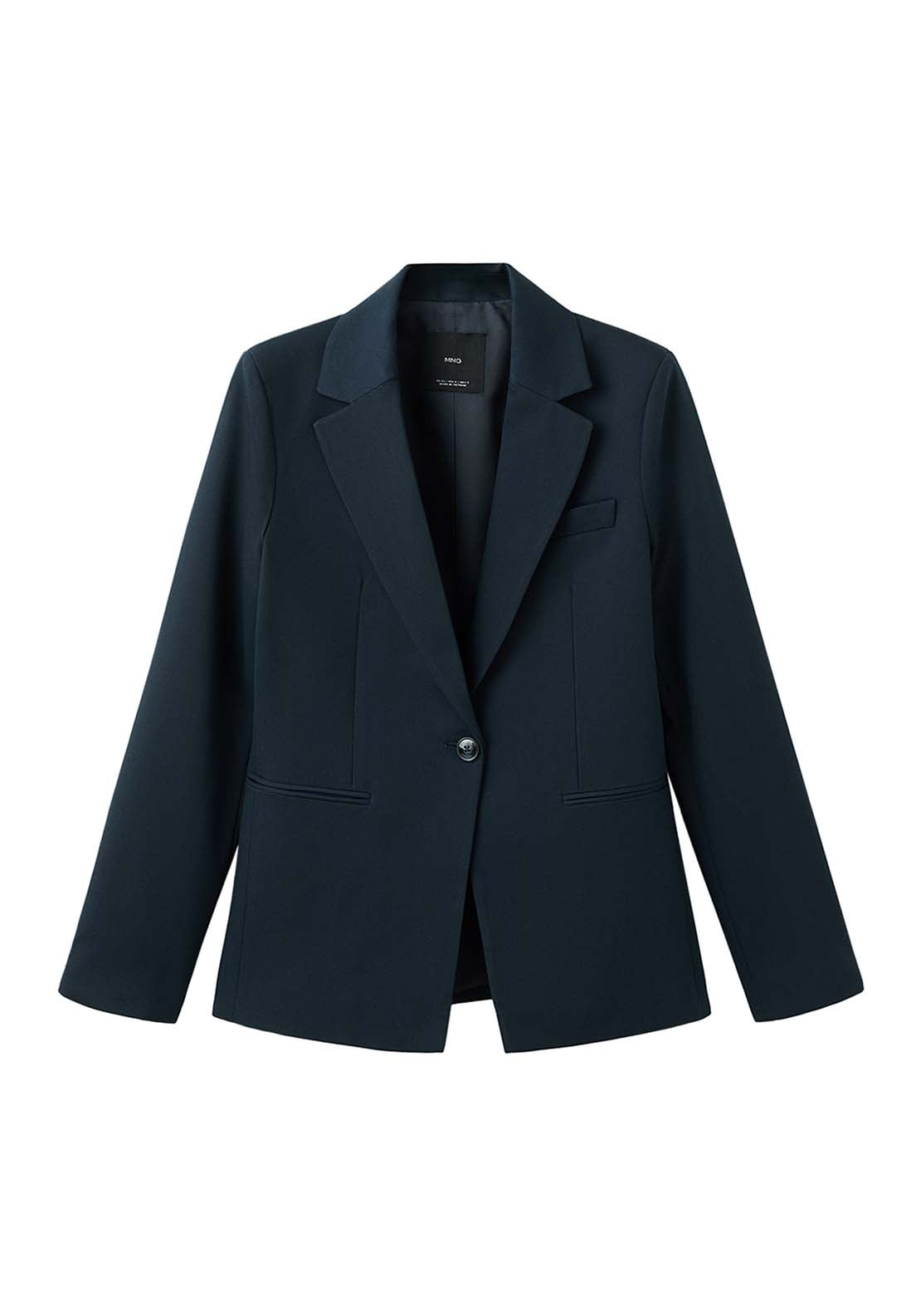 Fitted Suit Jacket - Black