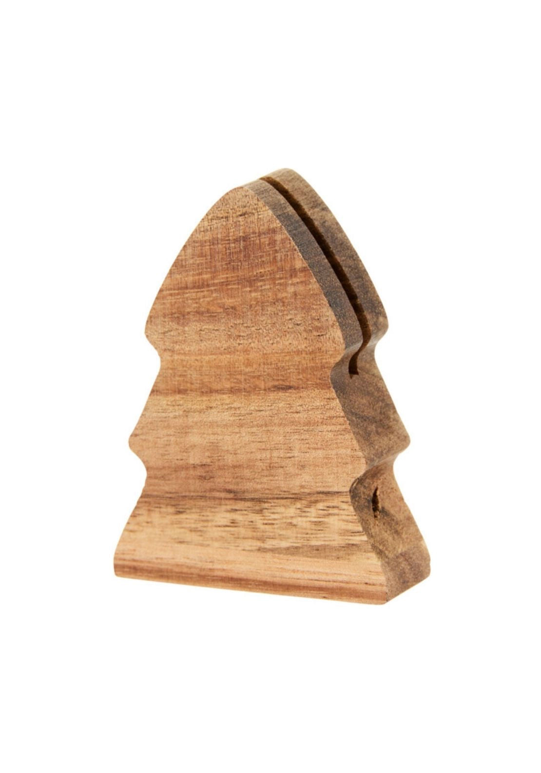 Christmas Tree Card Holder Set - Wood