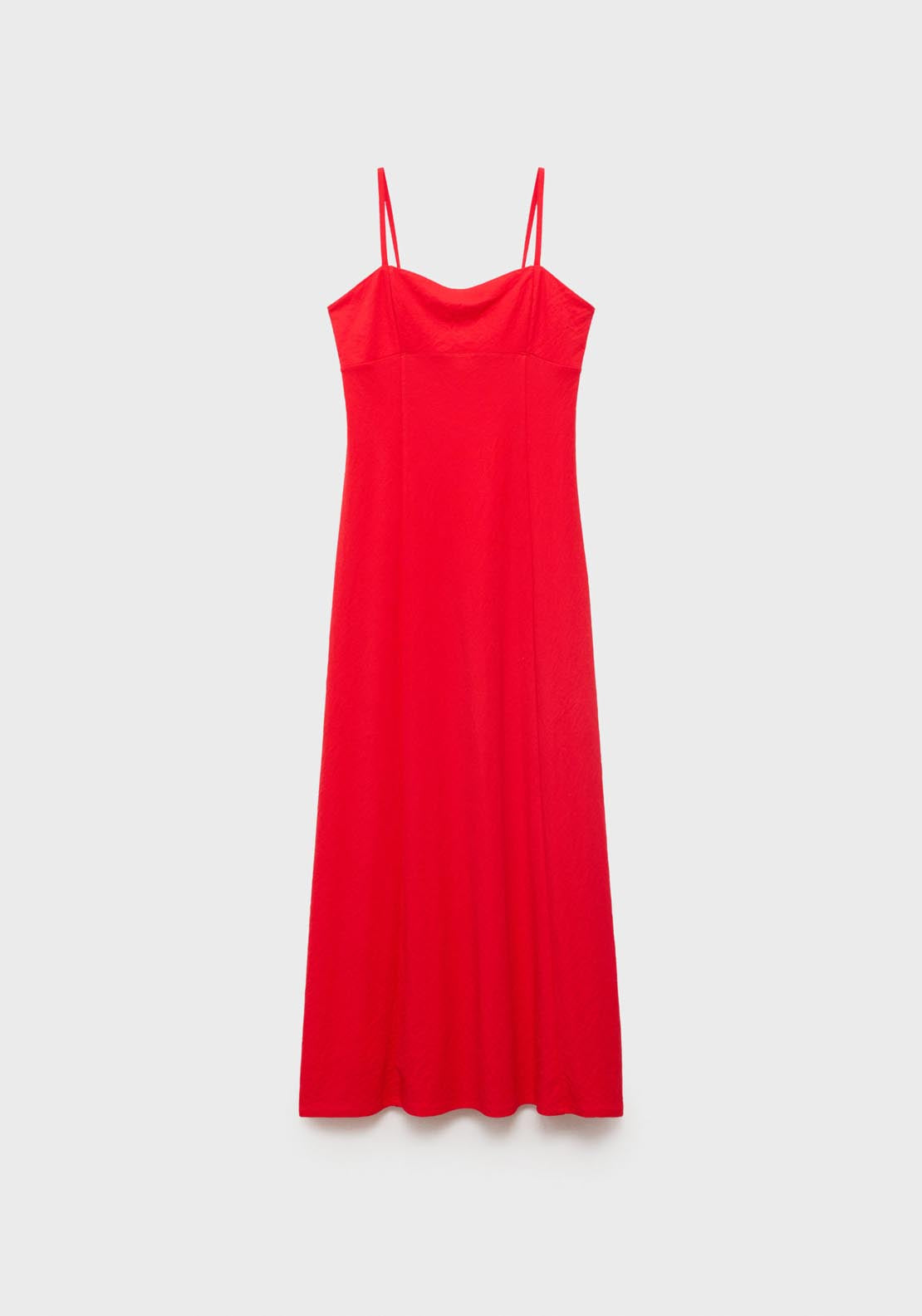 Mango Shift Midi Dress - Red 6 Shaws Department Stores