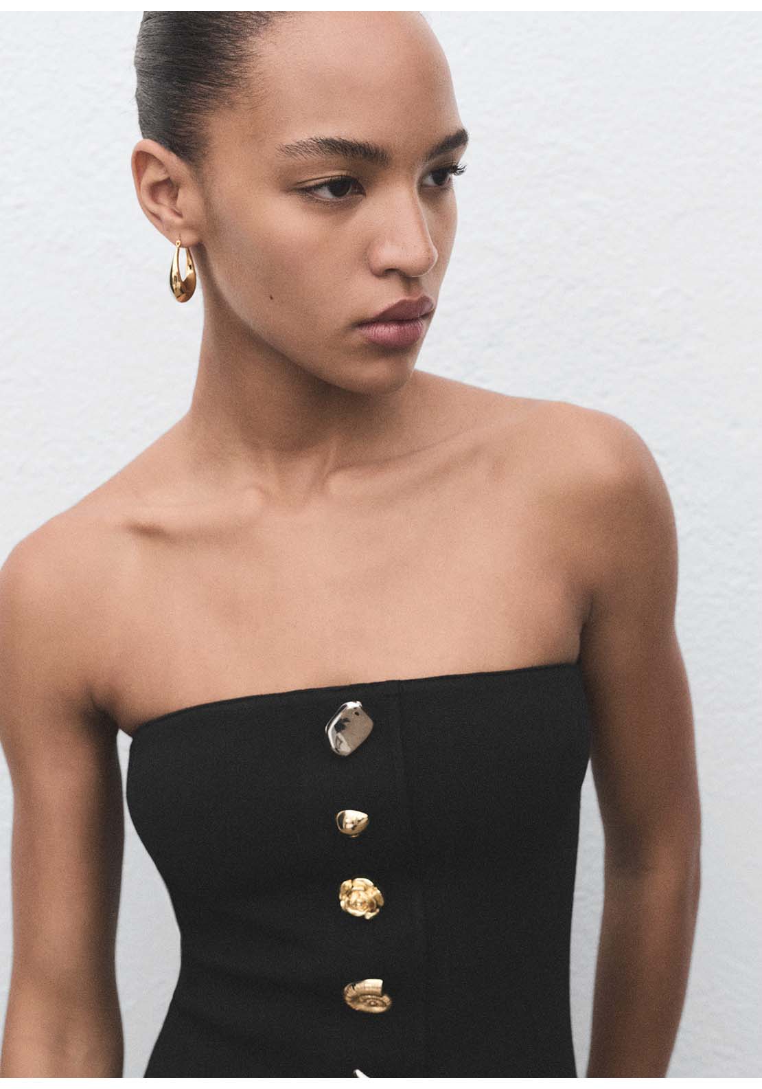 Mango Dress Dali - Black 3 Shaws Department Stores