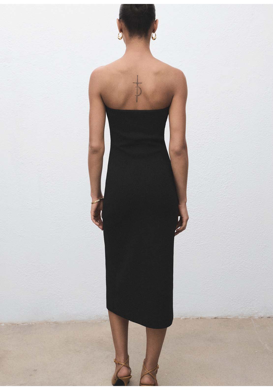 Mango Dress Dali - Black 2 Shaws Department Stores