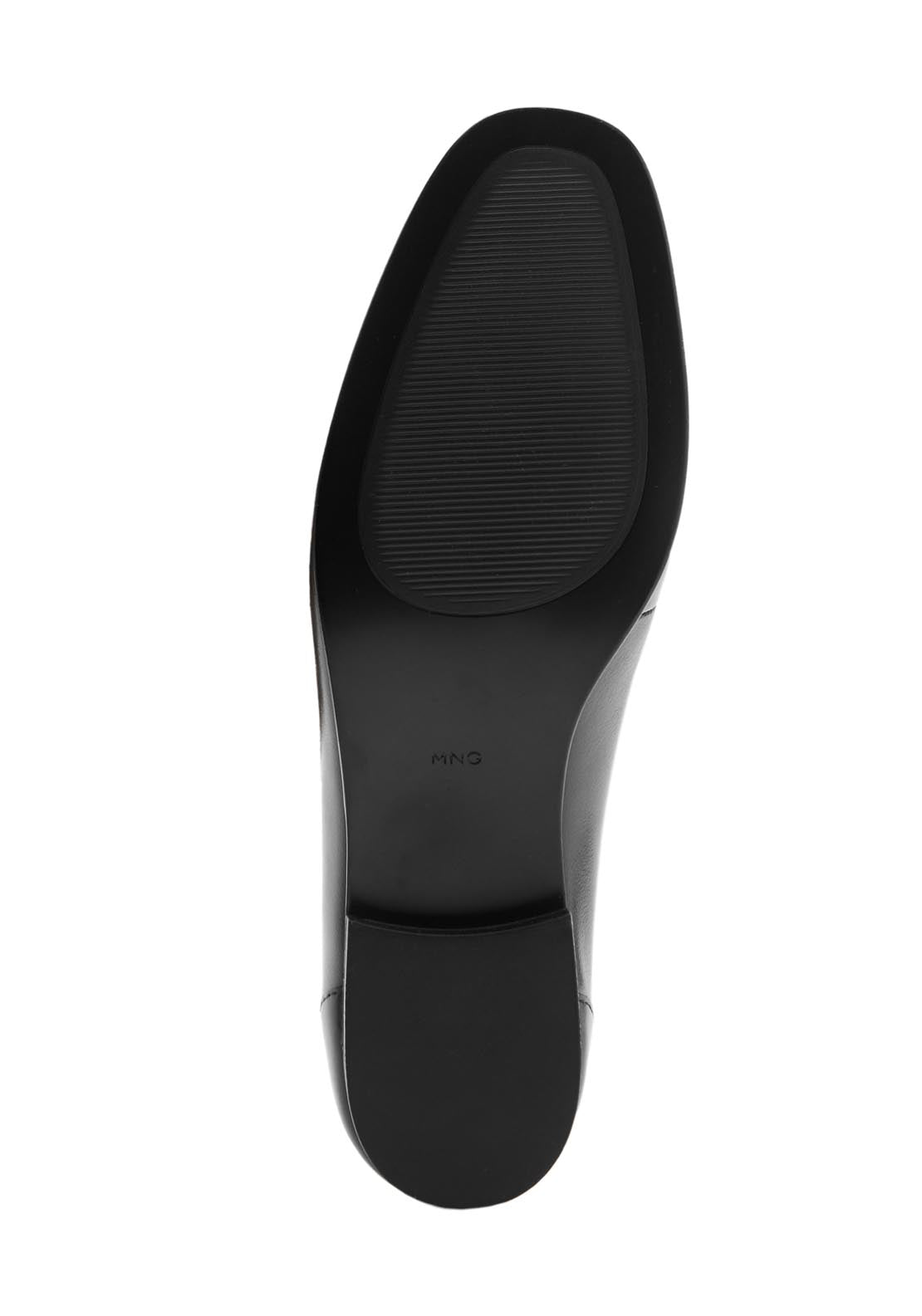 Mango Buckle Leather Moccasins - Black 6 Shaws Department Stores