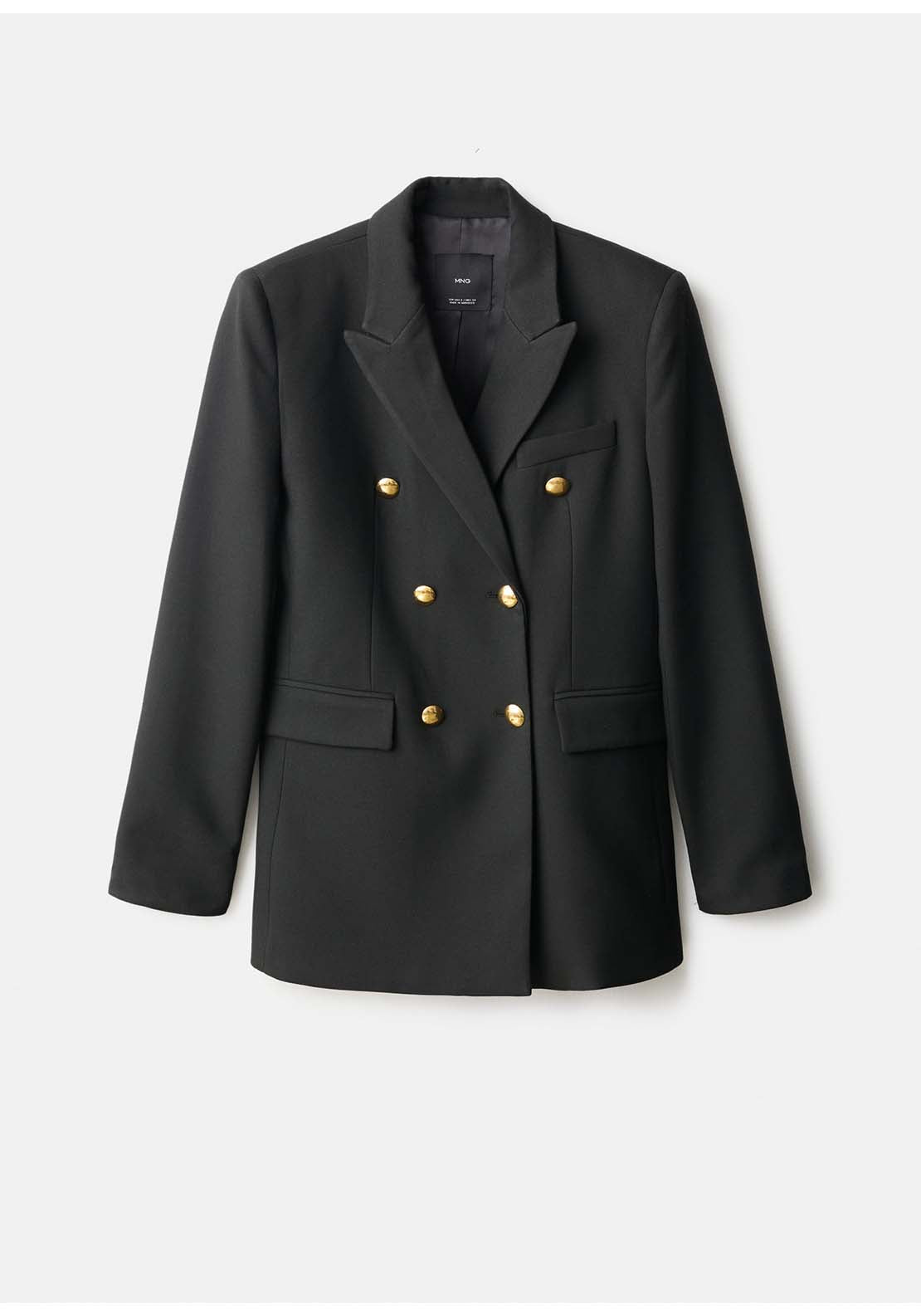 Double-Breasted Jacket - Black