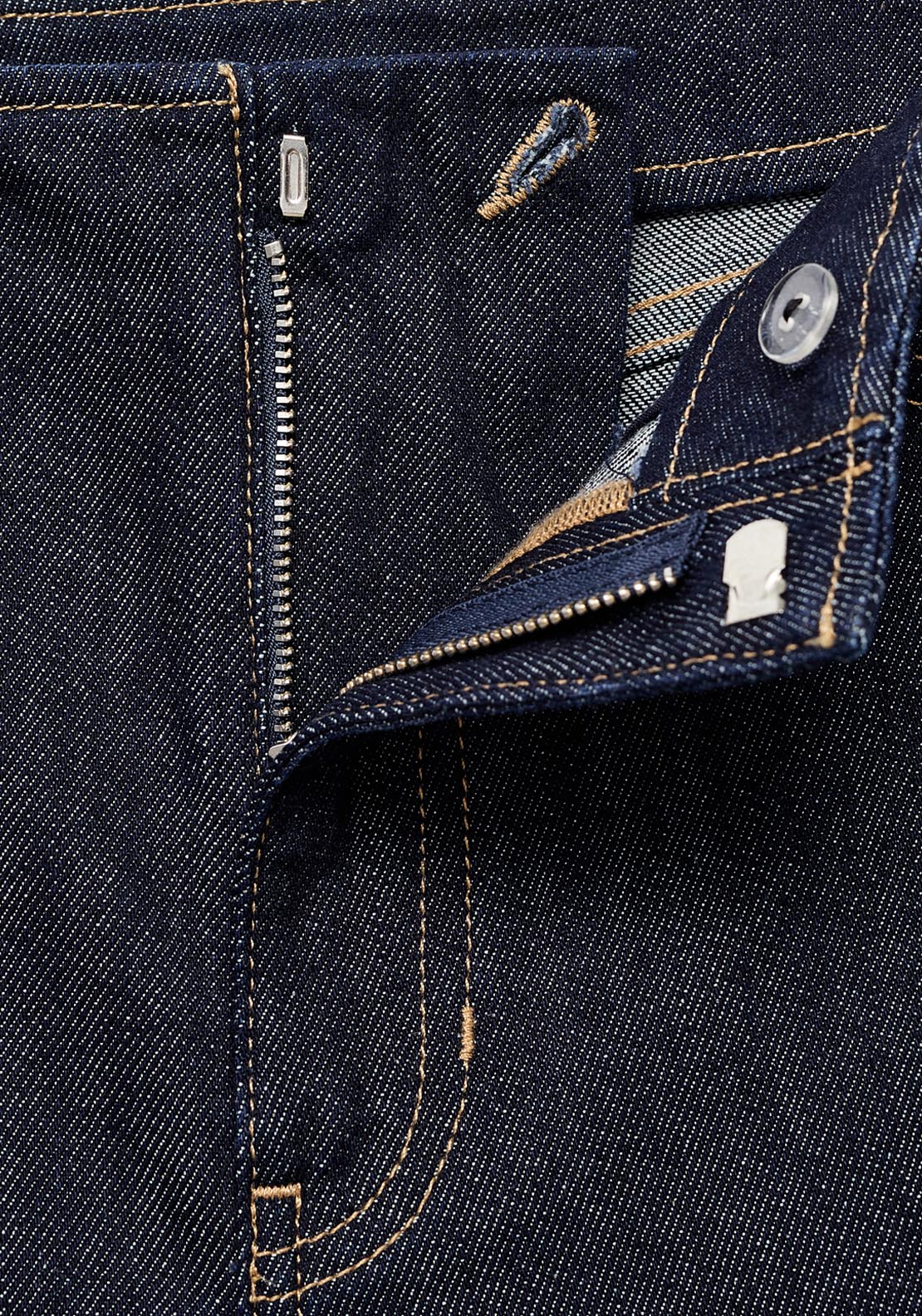 Mango Wideleg Mid Rise Jeans - Blue 6 Shaws Department Stores