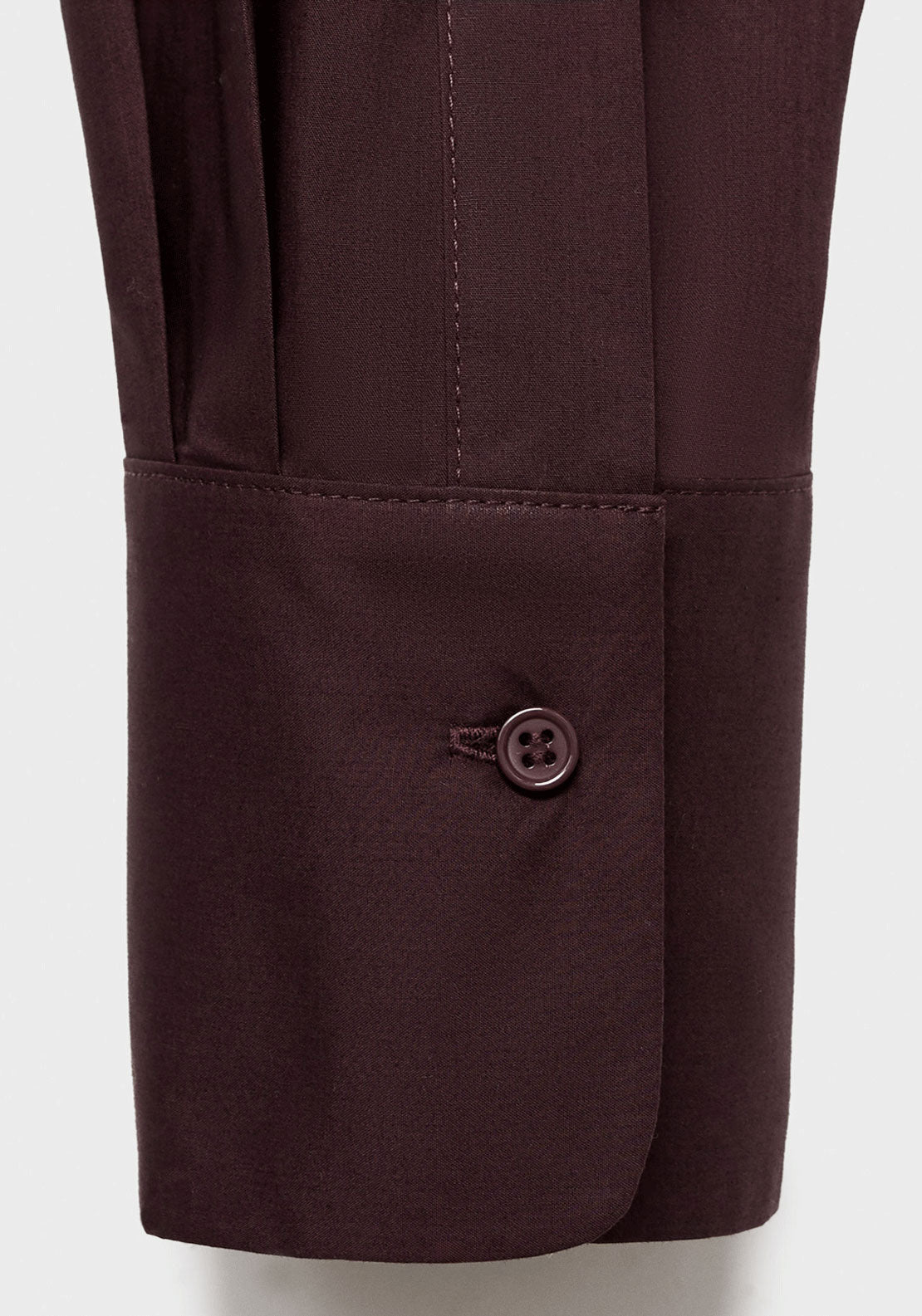 Oversize Poplin Shirt - Brown