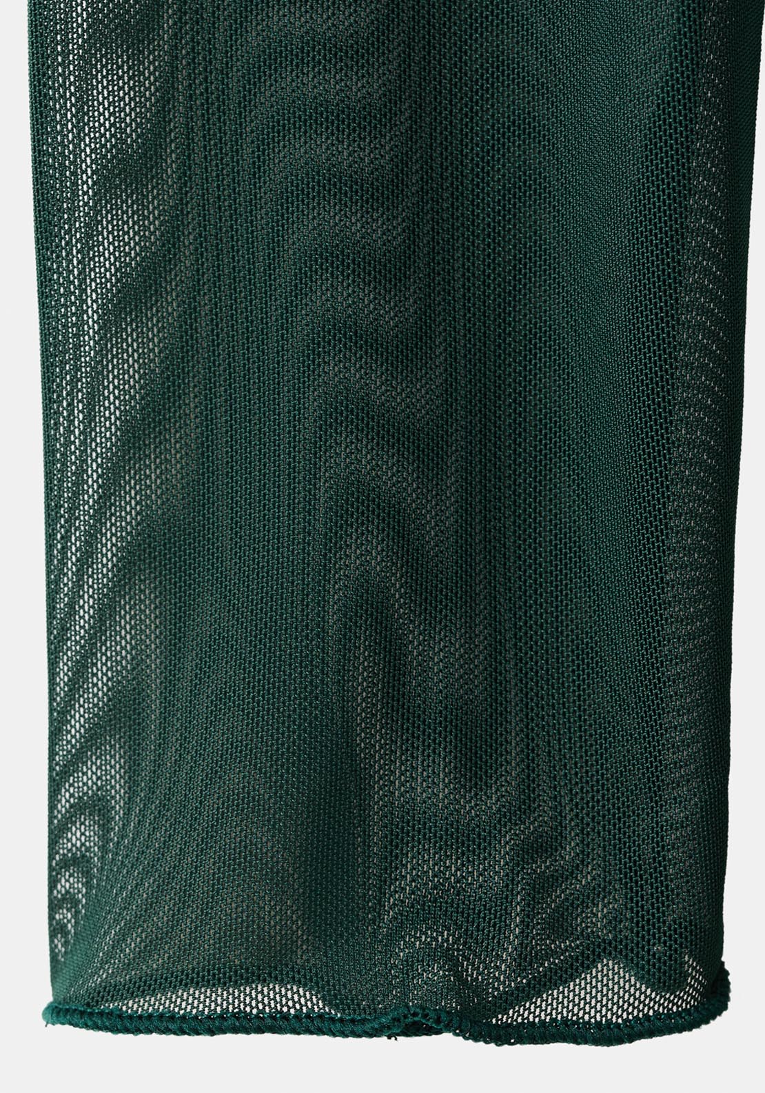 Semi Transparent Asymmetrical Dress - Green