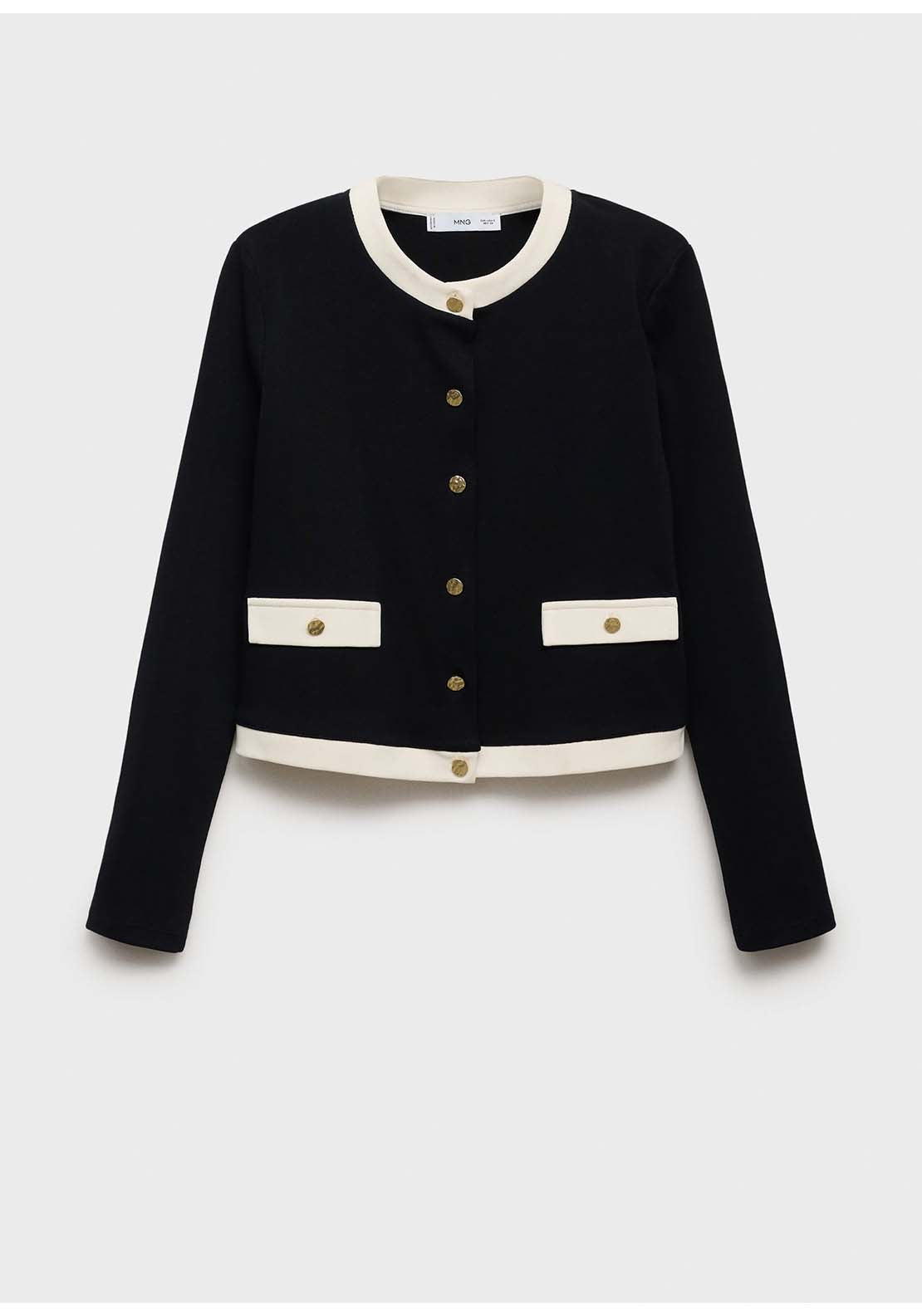 Mango Cardigan Peri - Black 6 Shaws Department Stores