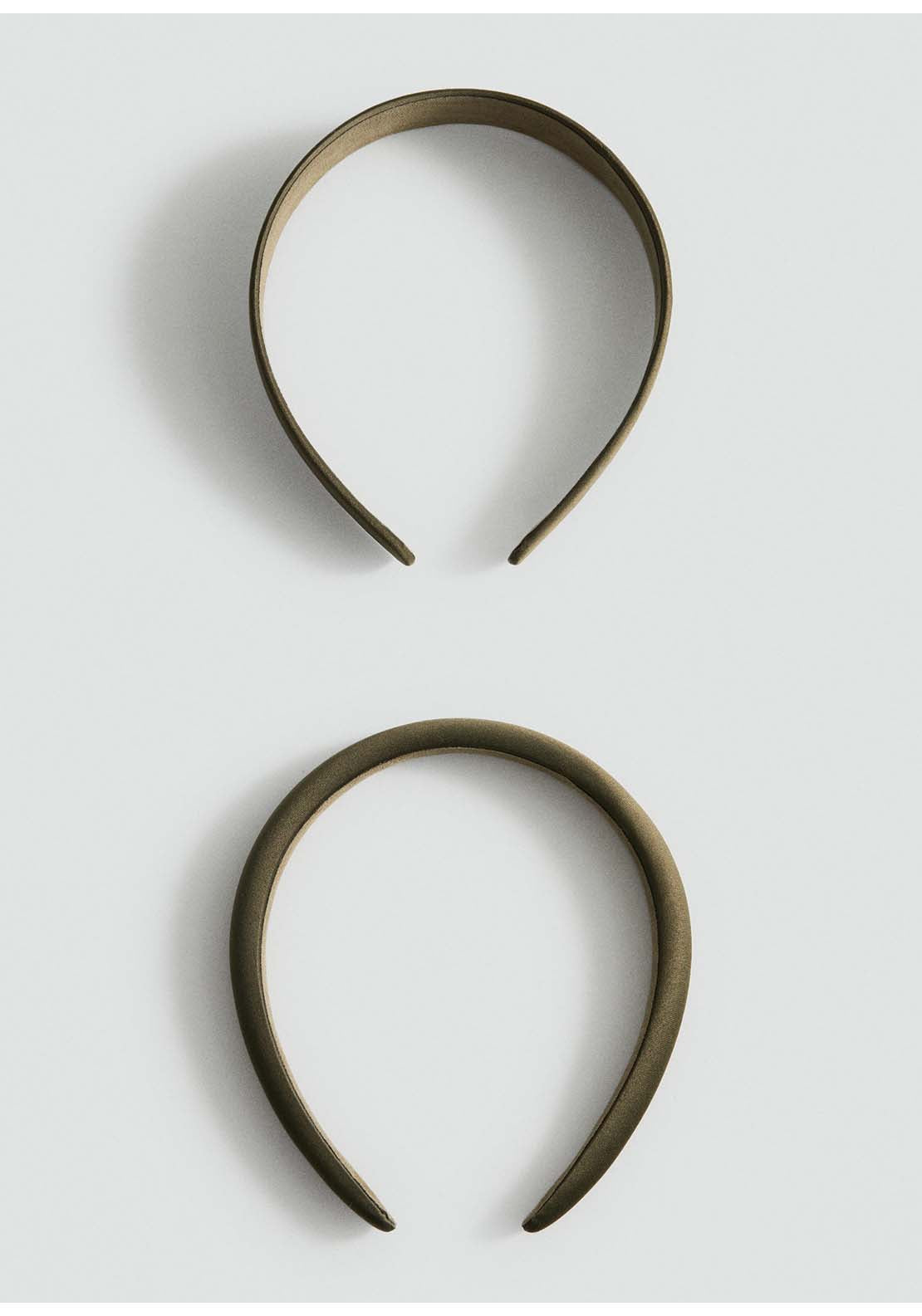 Mango Headband Caroline - Beige / Green 1 Shaws Department Stores