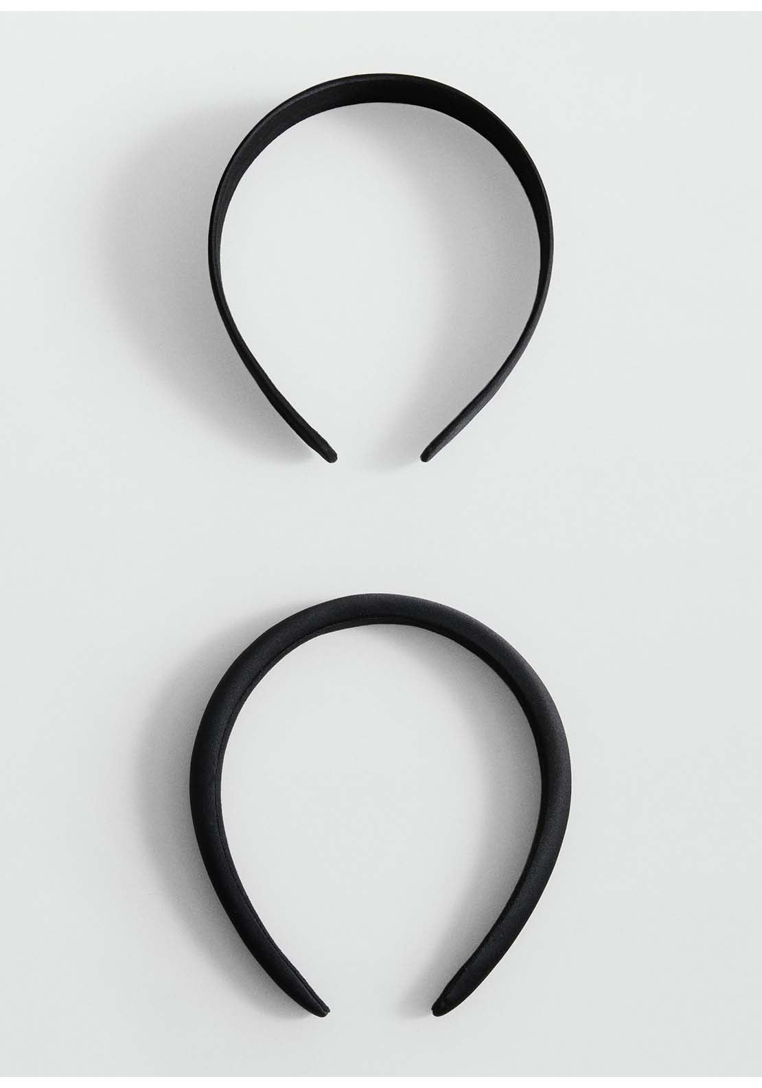 Mango Headband Caroline - Black 1 Shaws Department Stores