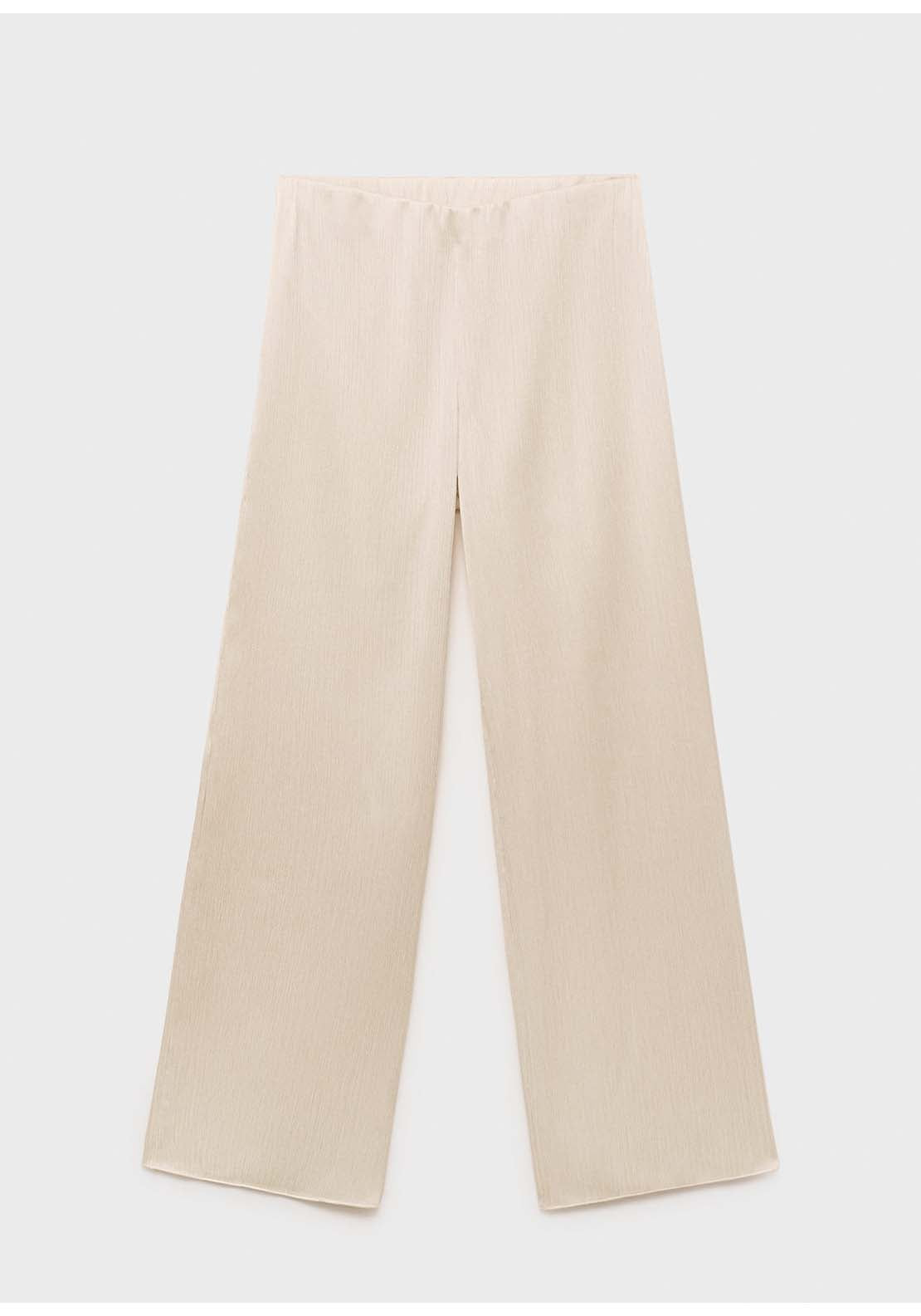 Mango Trousers Plis - Beige 5 Shaws Department Stores
