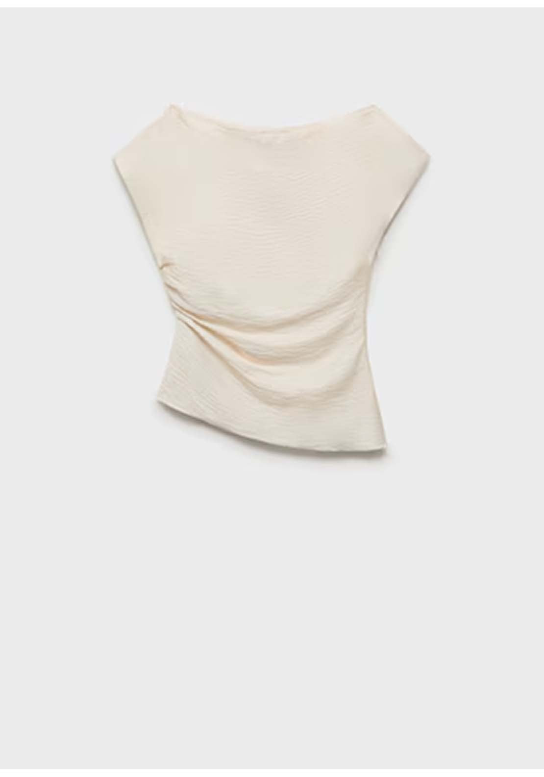 Mango Blouse Manta - White 3 Shaws Department Stores