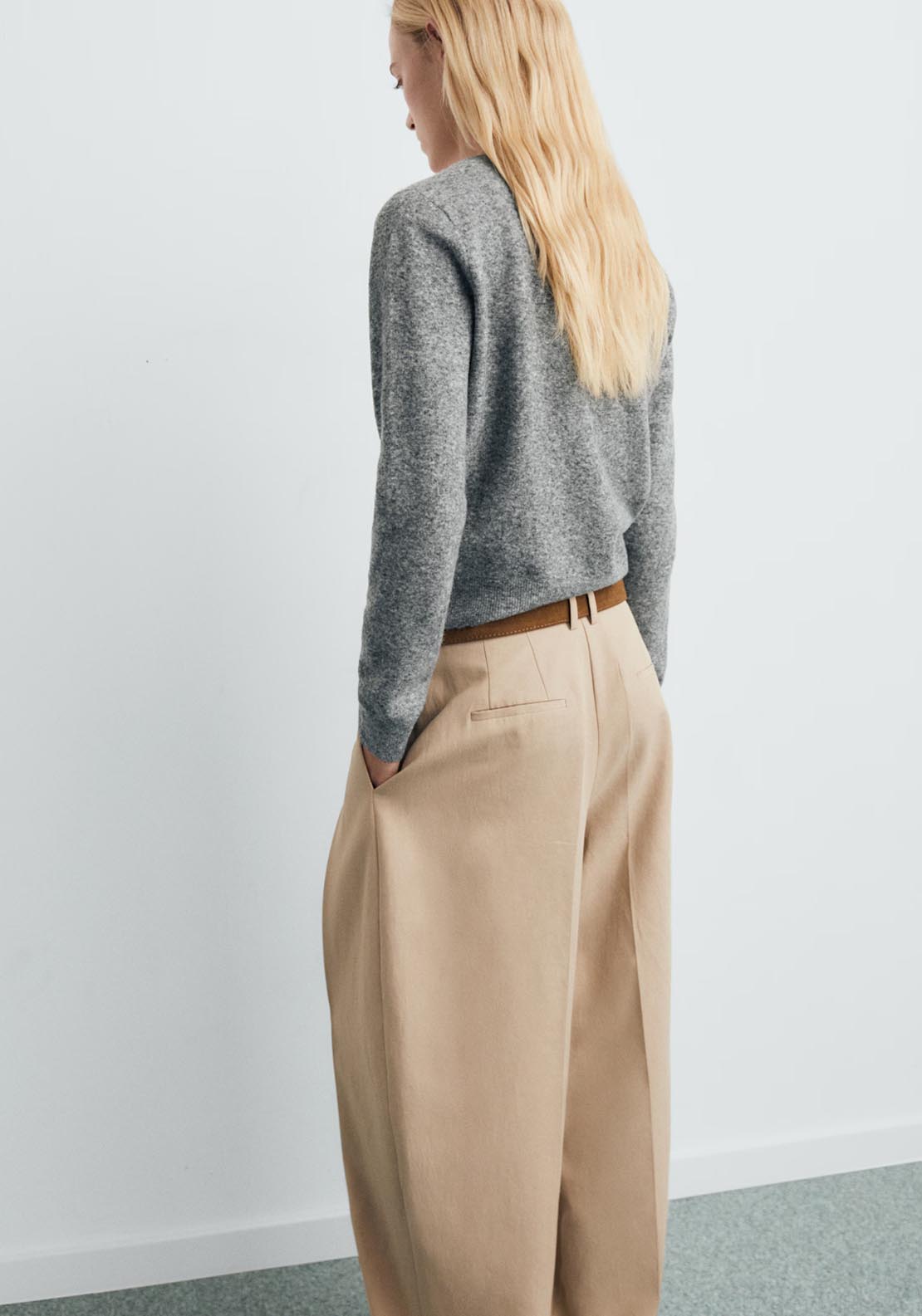 Mango Lady Cardigan - Grey 2 Shaws Department Stores