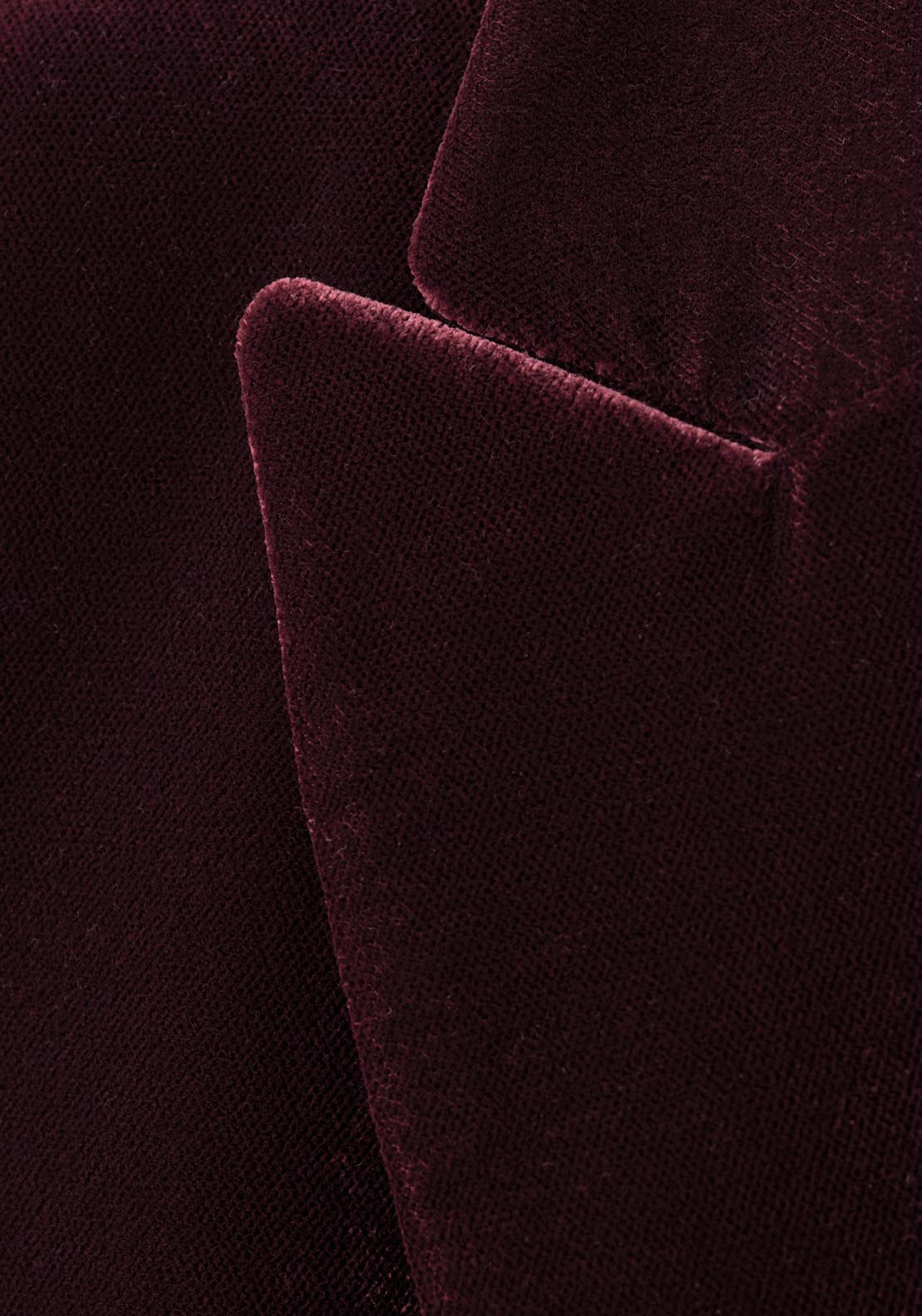Mango Structured Velvet Blazer - Burgundy 6 Shaws Department Stores