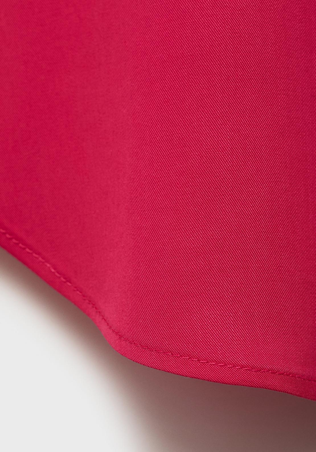 Mango Lyocell Sleeveless Shirt - Medium Red 6 Shaws Department Stores