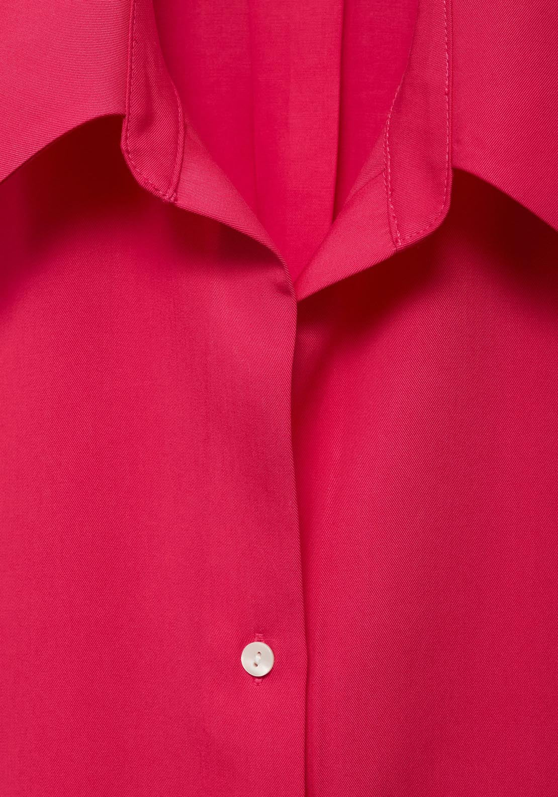 Mango Lyocell Sleeveless Shirt - Medium Red 7 Shaws Department Stores