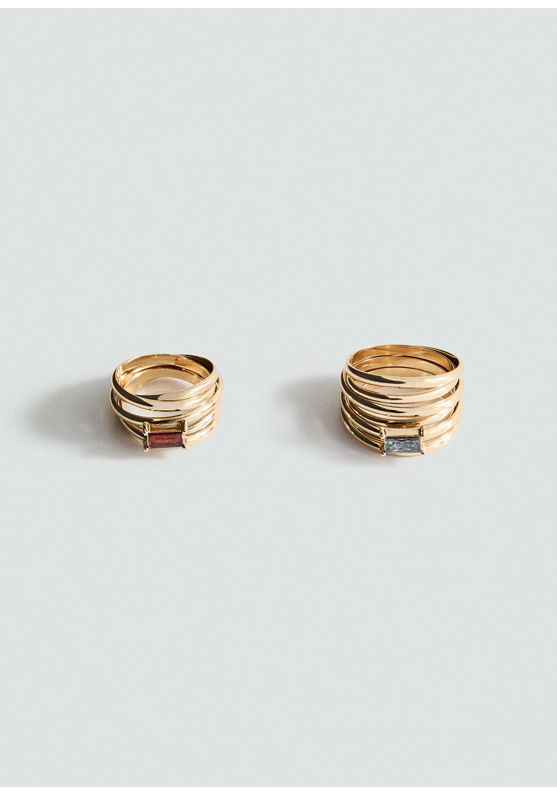 Mango Ring Leo - Gold 2 Shaws Department Stores