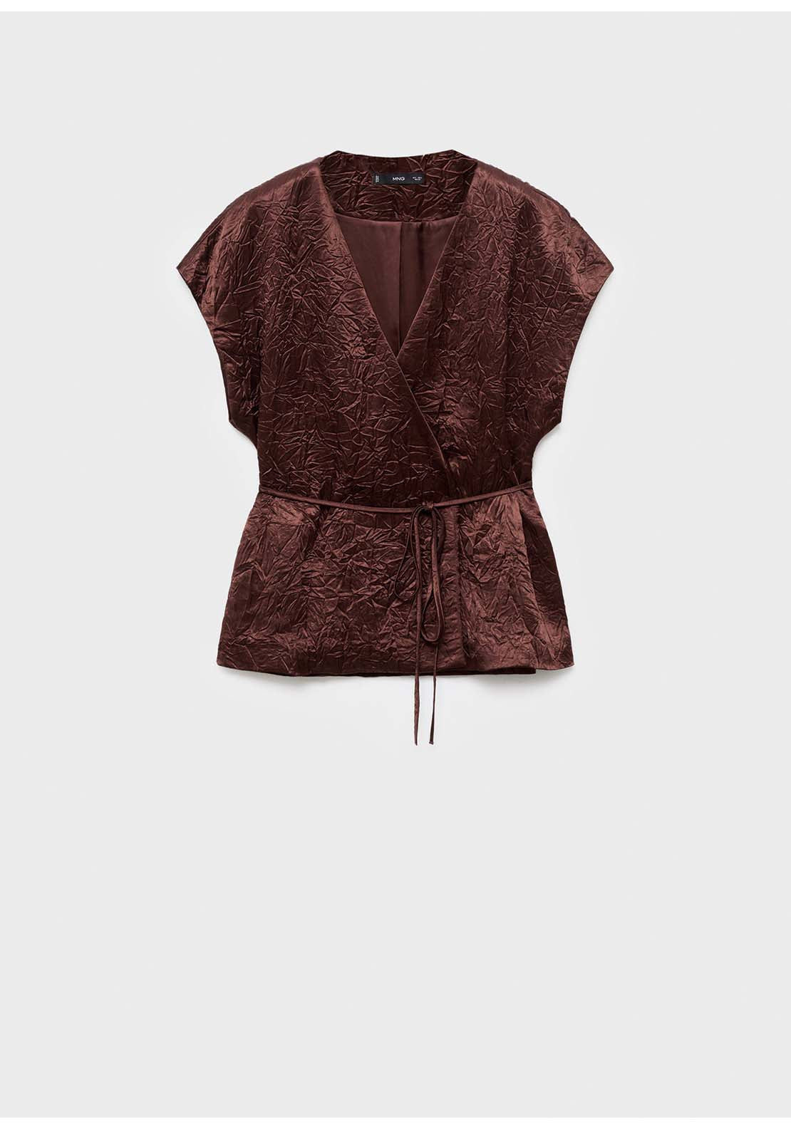 Mango Vest Flor - Brown 7 Shaws Department Stores