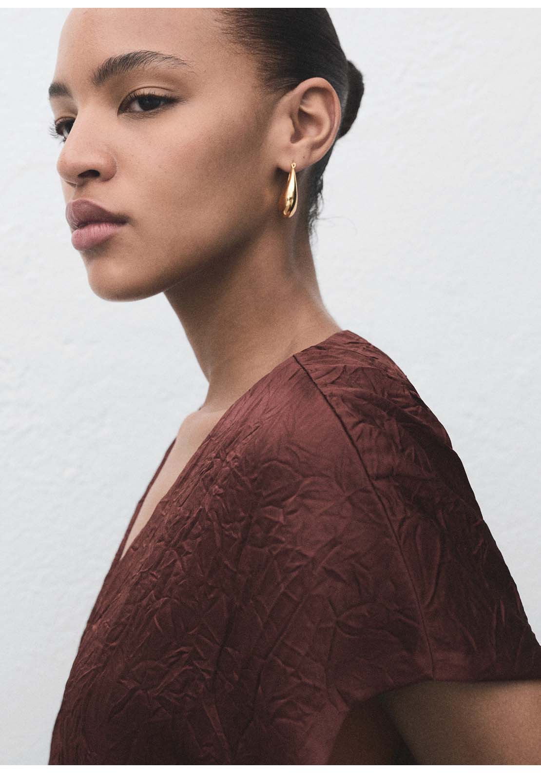 Mango Vest Flor - Brown 3 Shaws Department Stores