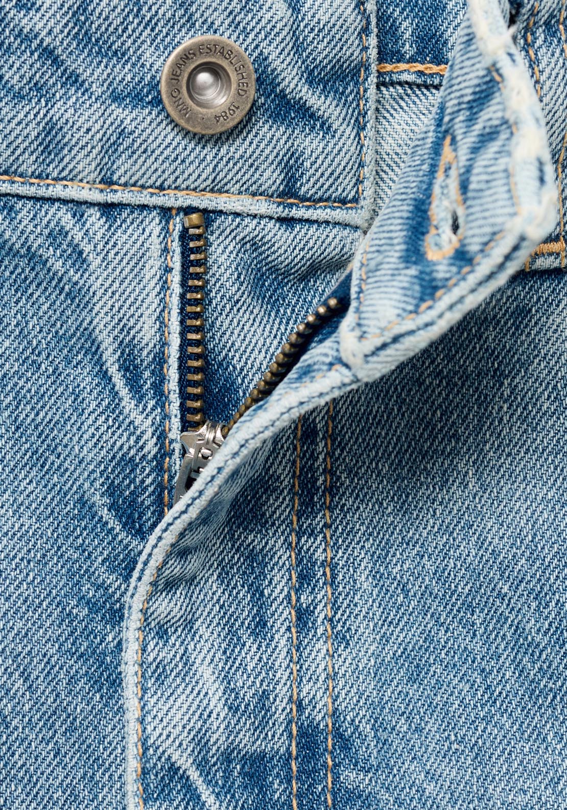 Mango Mid Rise Balloon Jeans - Blue 4 Shaws Department Stores