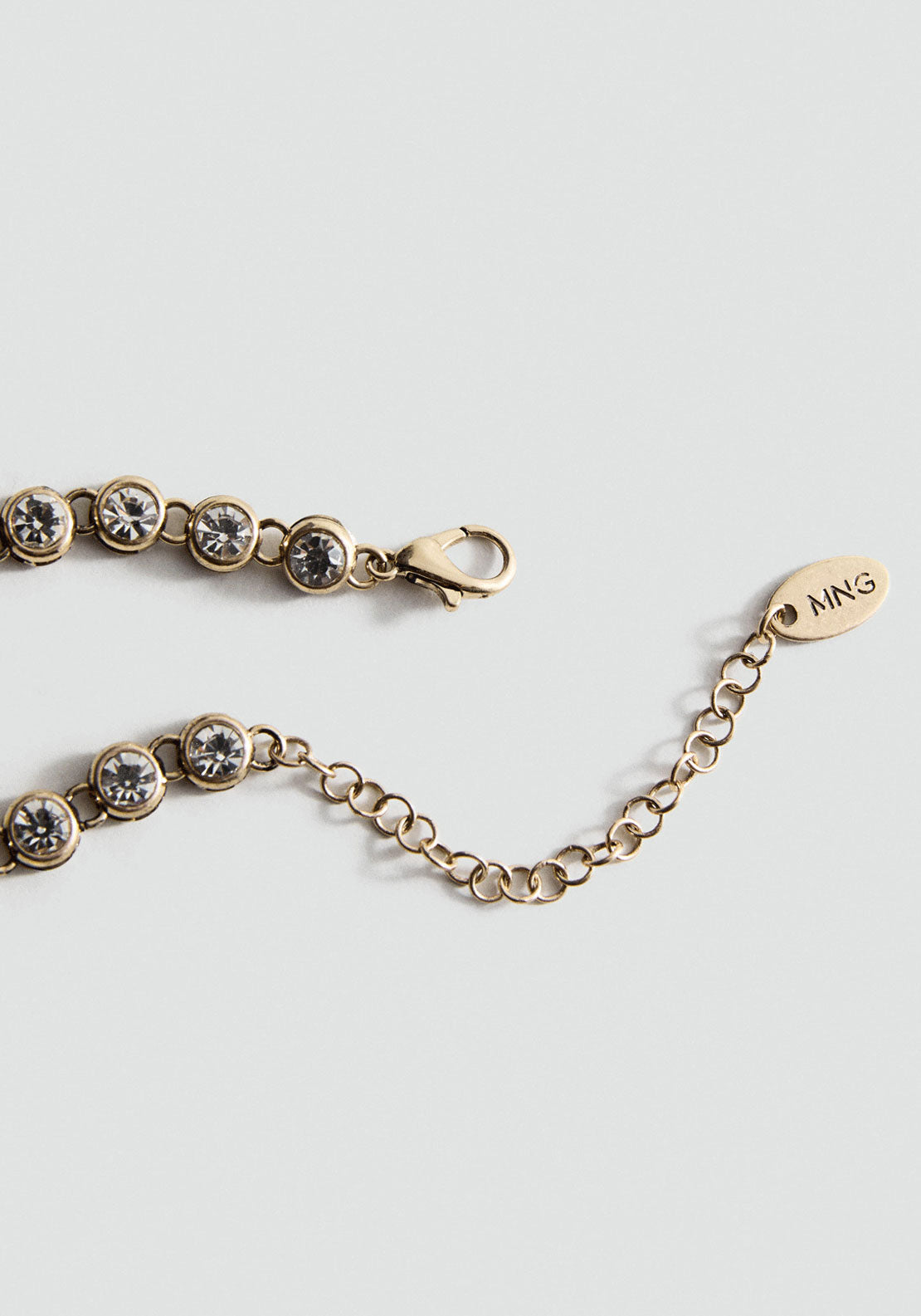 Crystal Necklace - Gold