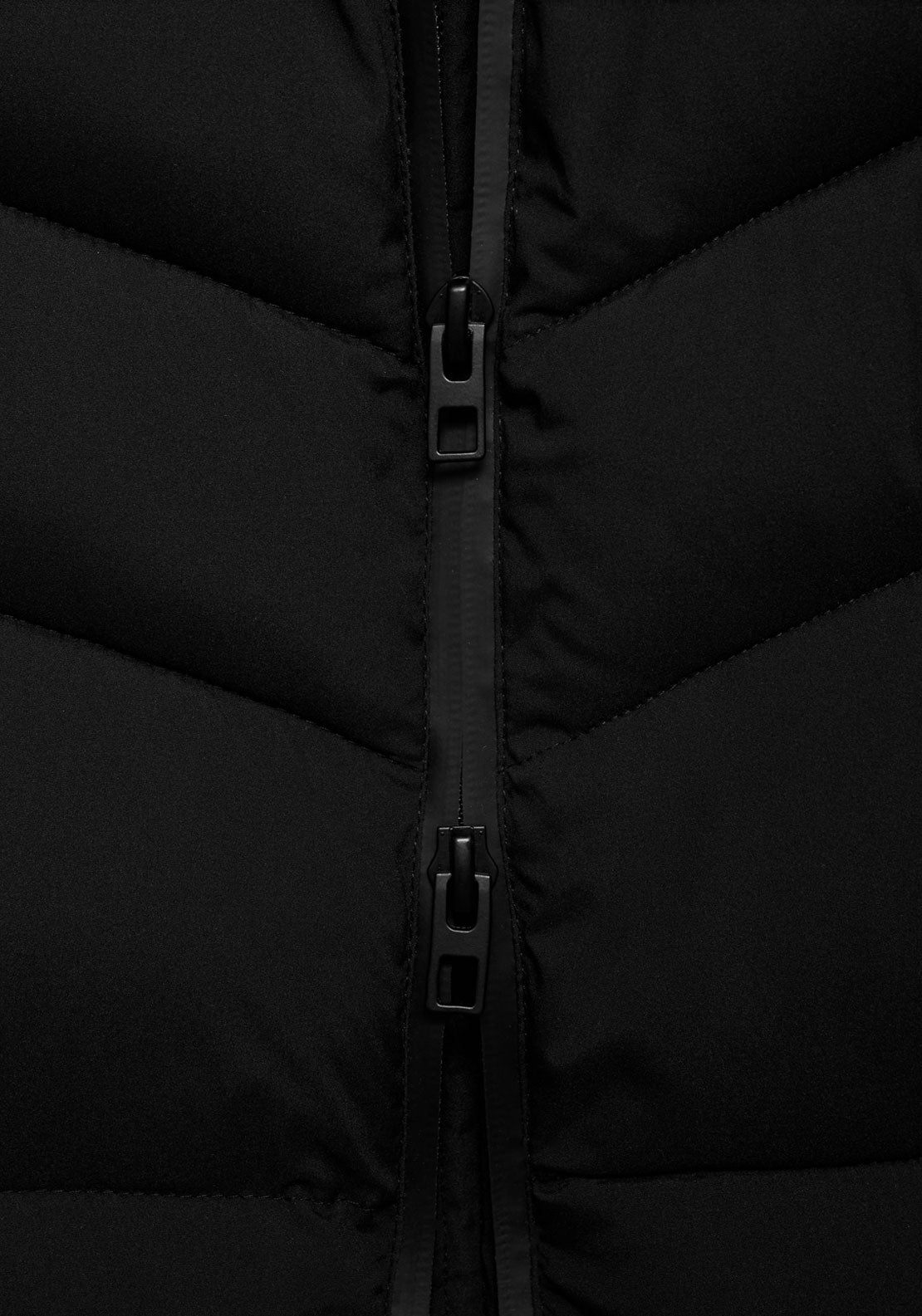 Hood Puffer Coat - Black