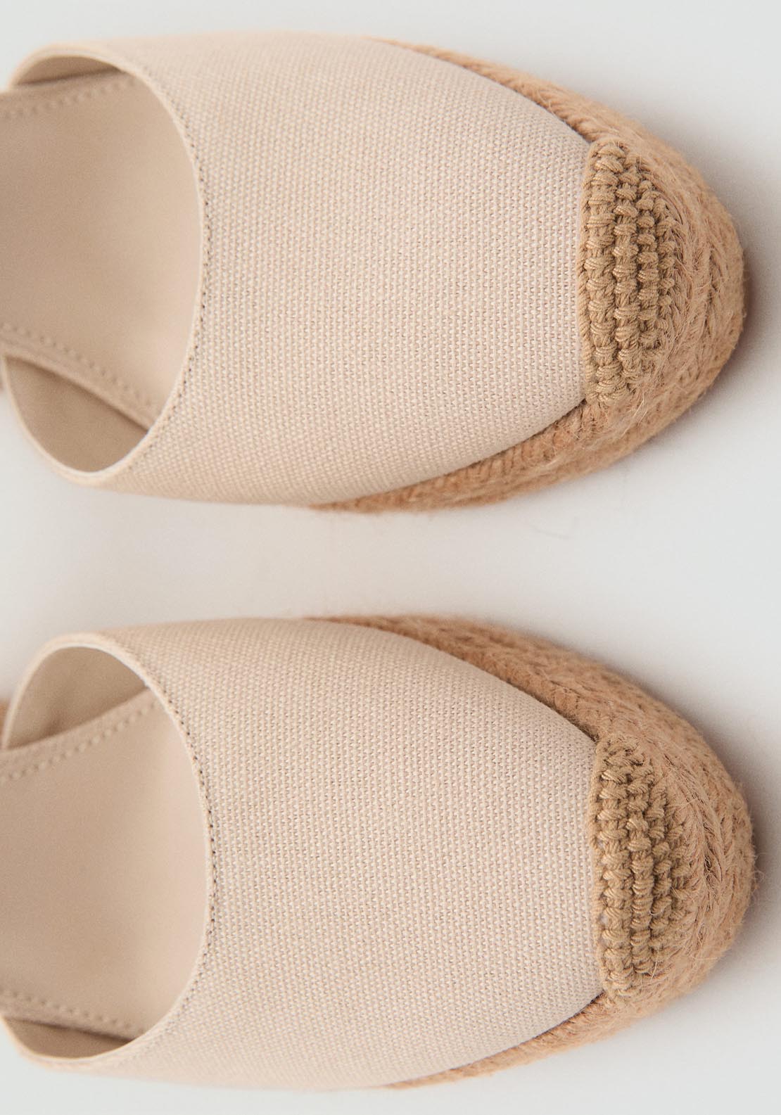 Mango Combined Tied Wedge - Light Beige 4 Shaws Department Stores