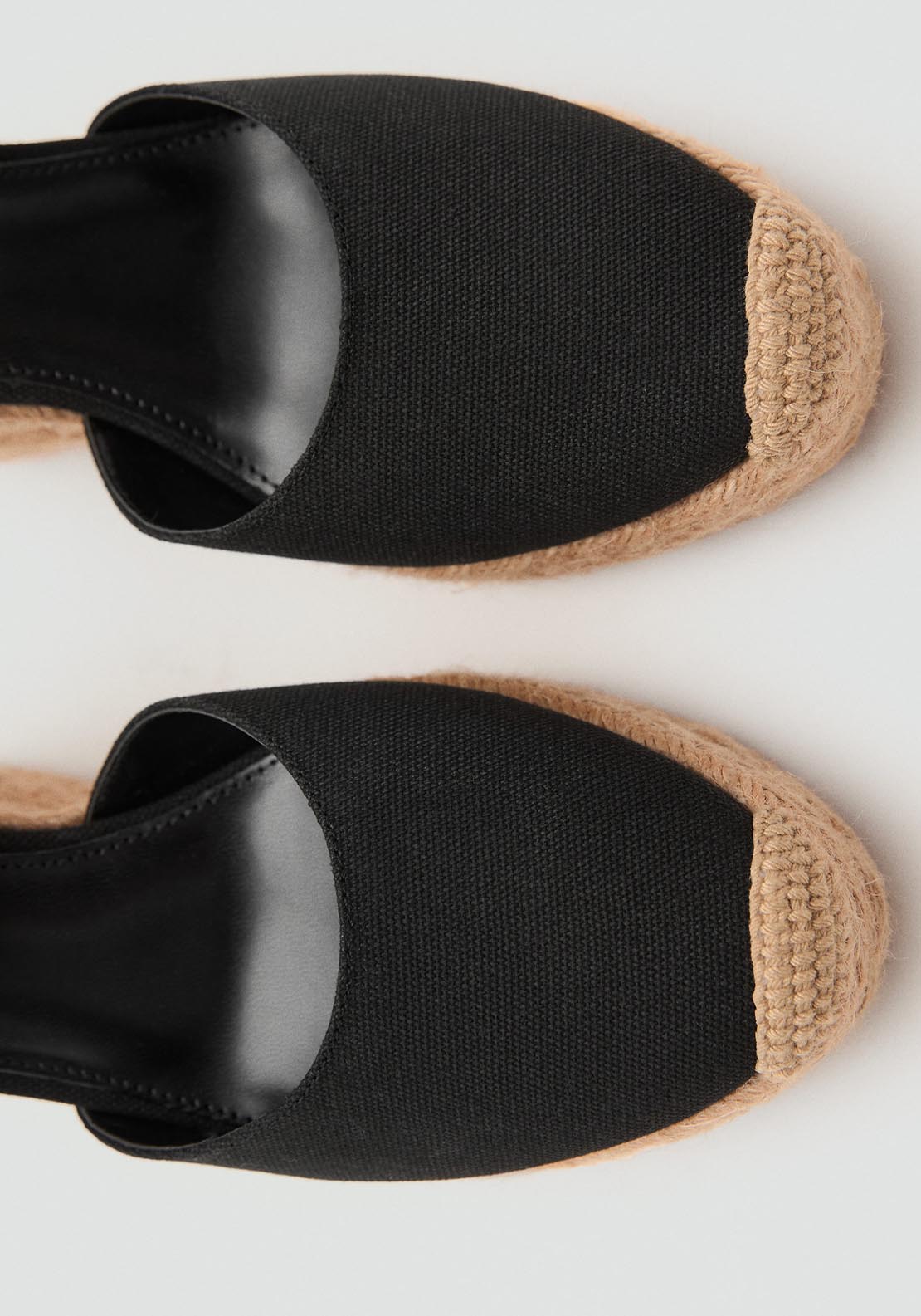 Mango Combined Tied Wedge - Black 4 Shaws Department Stores