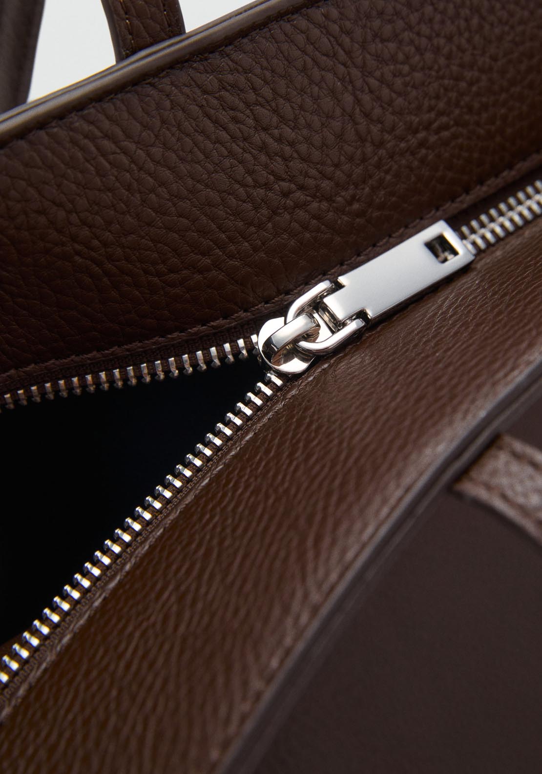 Mango Tote Bag Maribel - Dark Brown 5 Shaws Department Stores