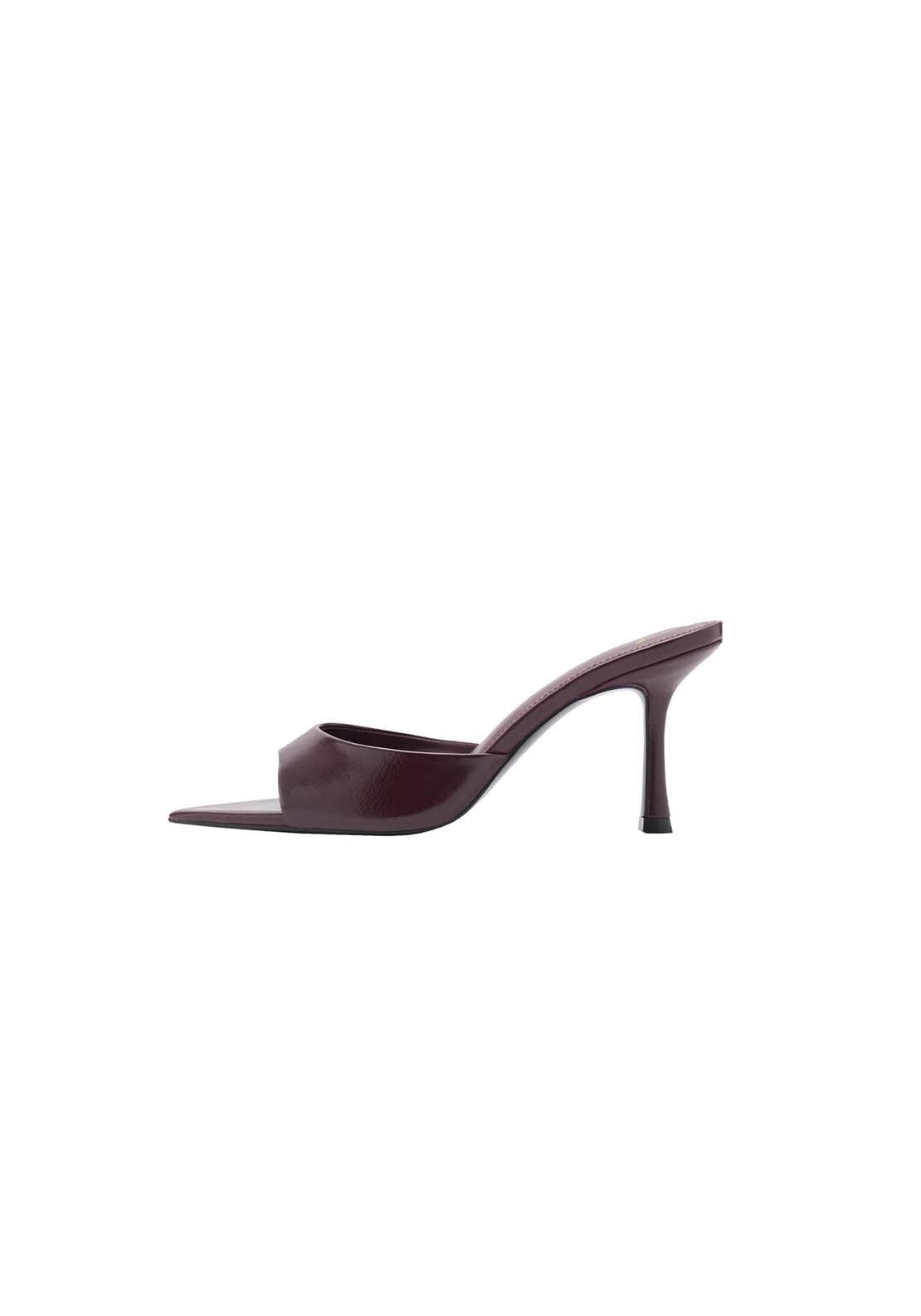 Mango Pointed Heel Sandals - Red 2 Shaws Department Stores