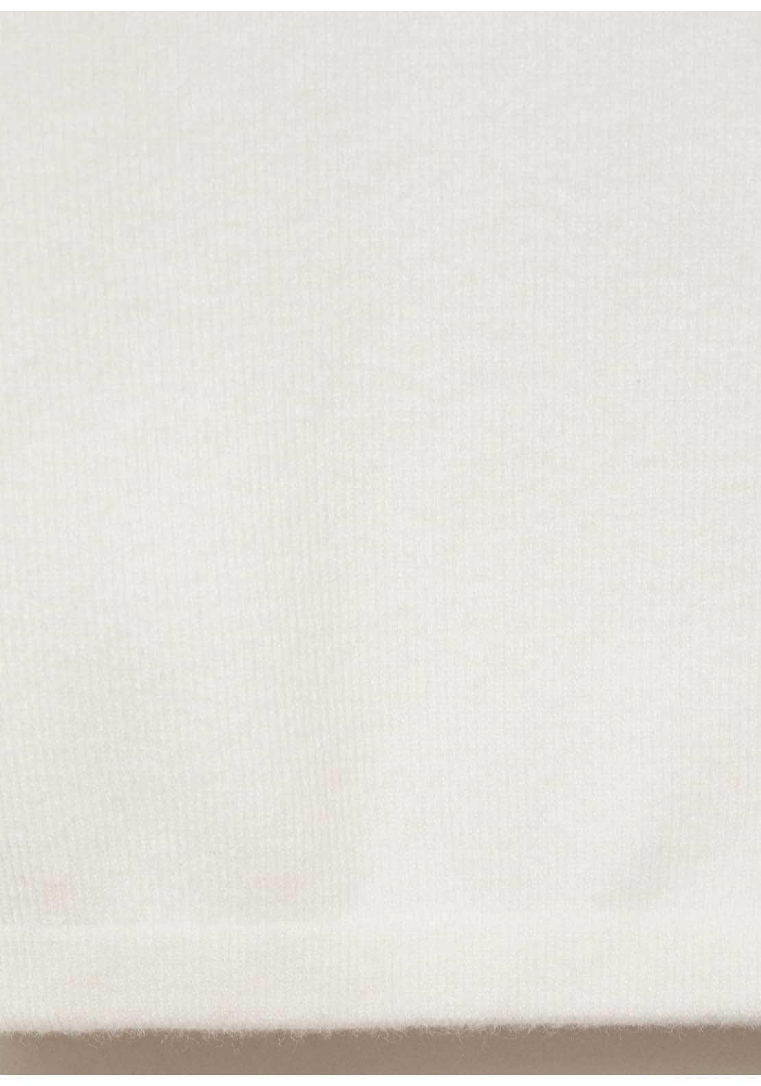 Fine Knit Waistcoat With Buttons - White