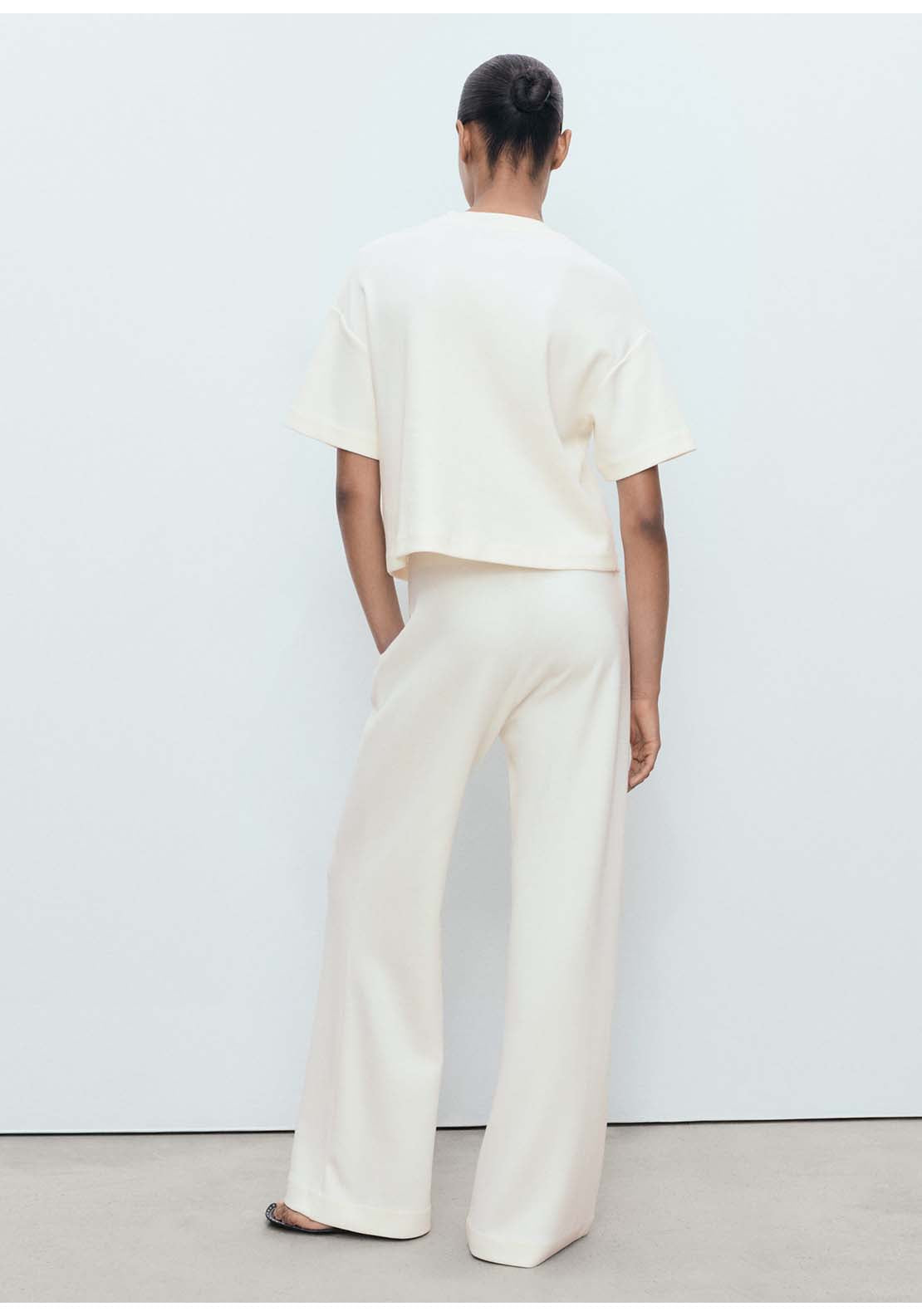 Mango Trousers Pico - Beige 2 Shaws Department Stores