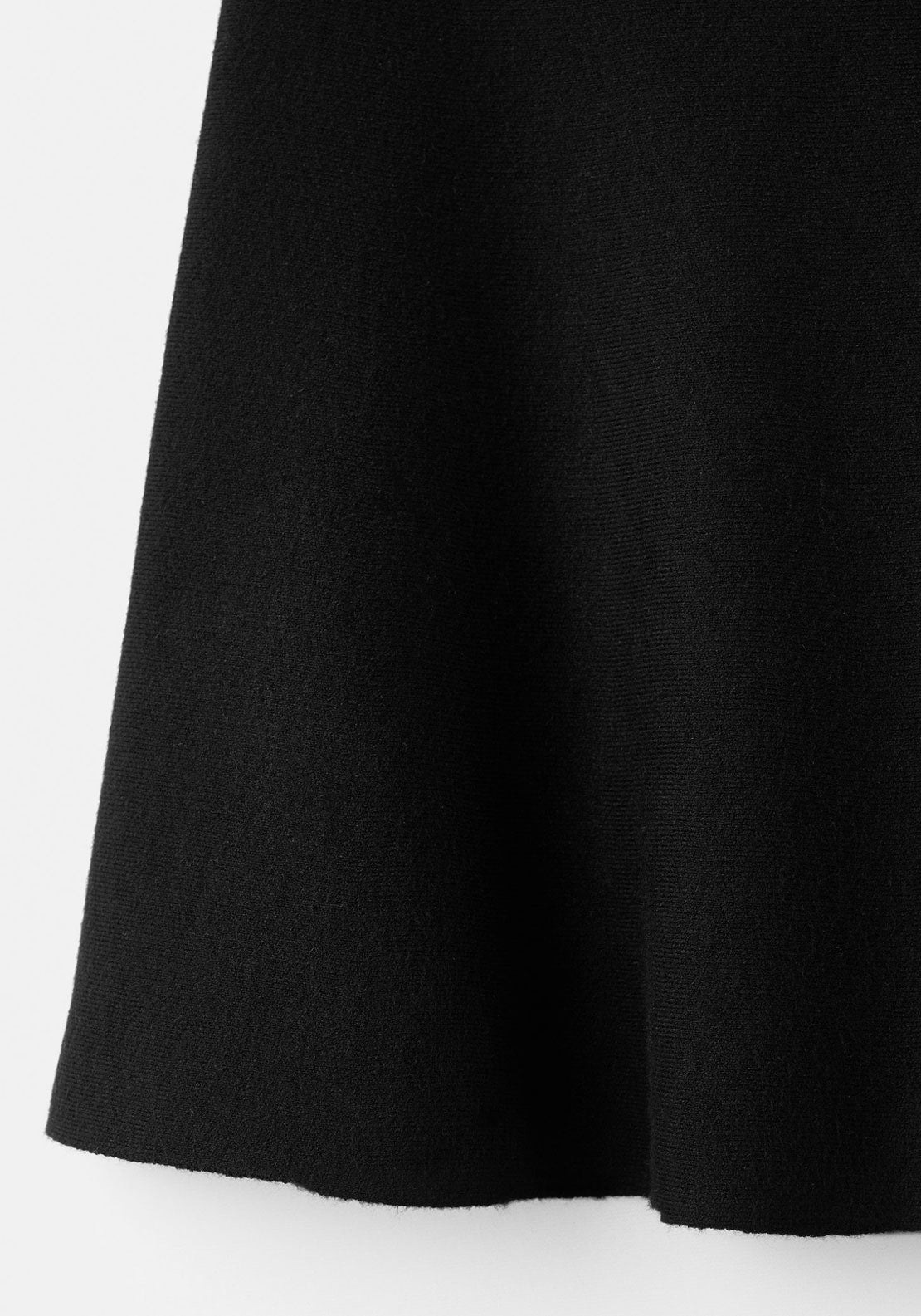 Mid Rise Mini Skirt - Black