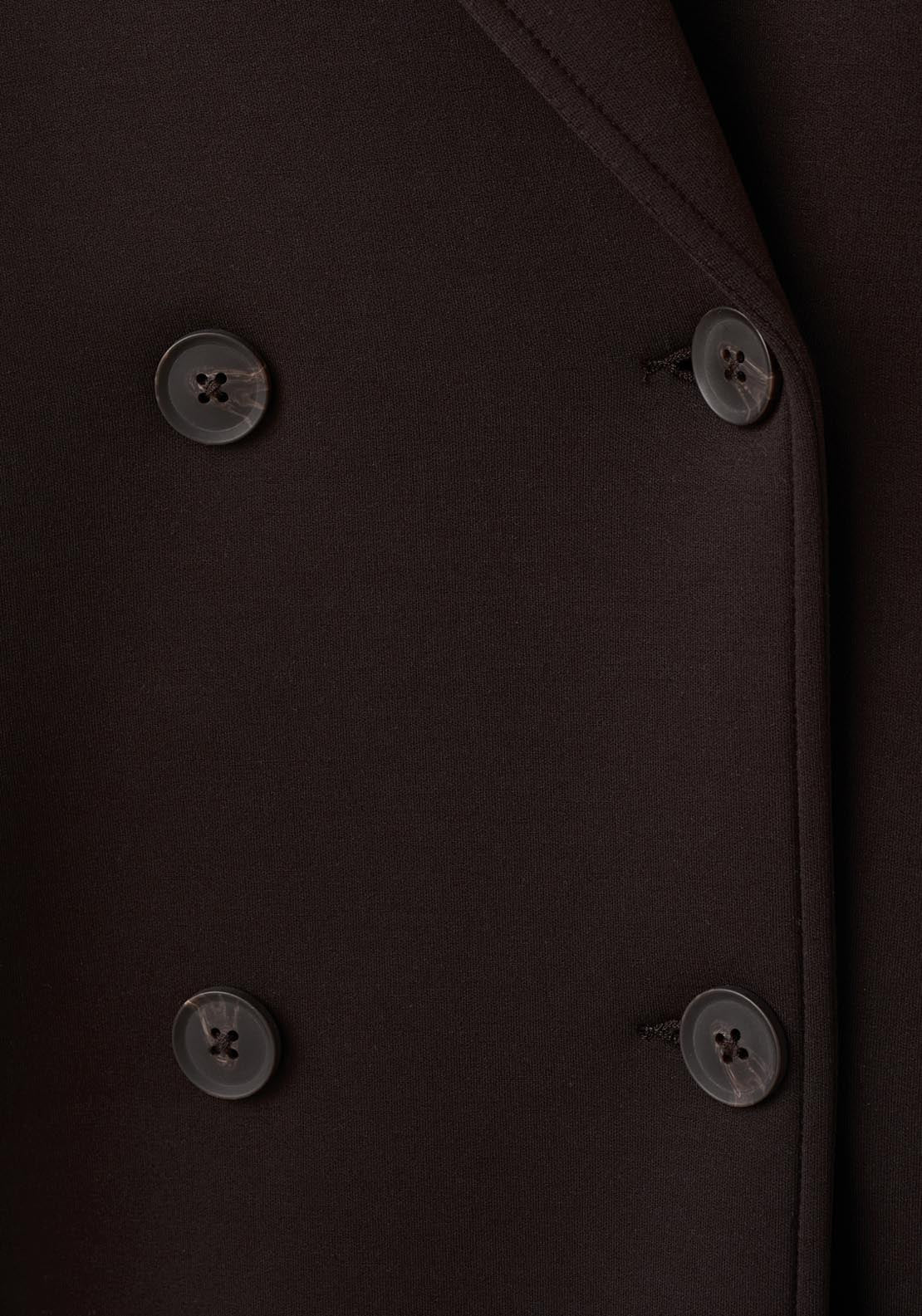 Long Combined Coat - Brown