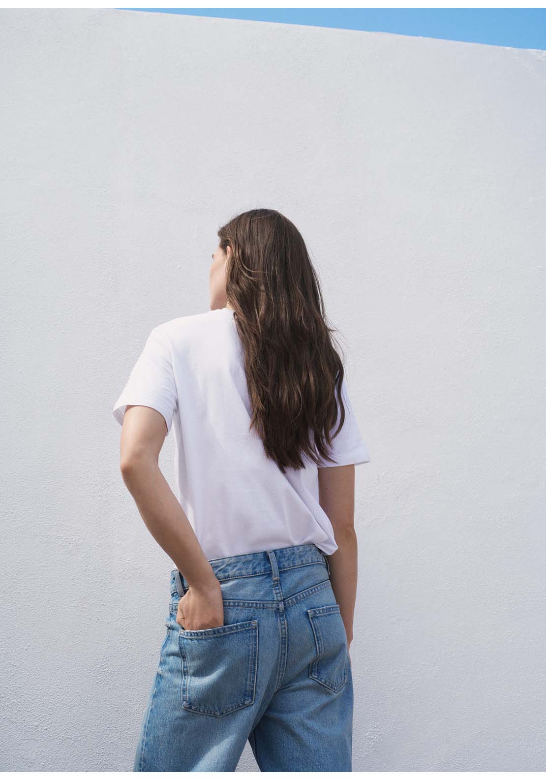 Cotton Short-Sleeved T-Shirt - White