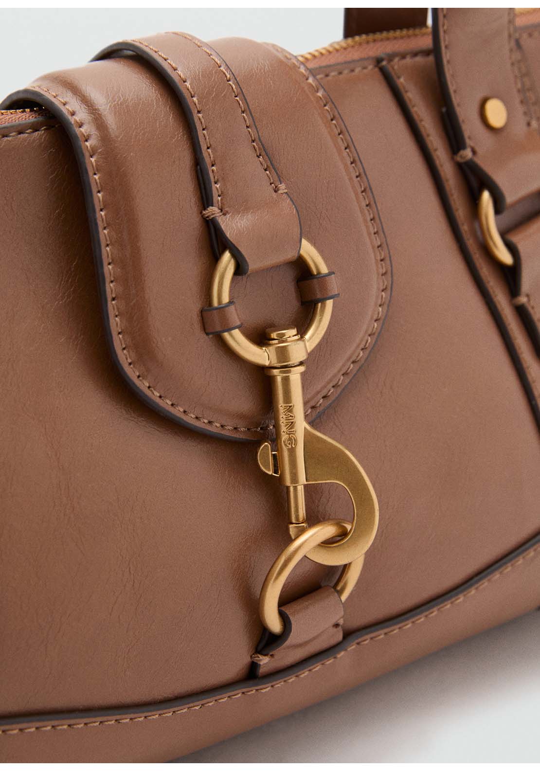 Mango Shoulder Bag Amazona - Brown 4 Shaws Department Stores