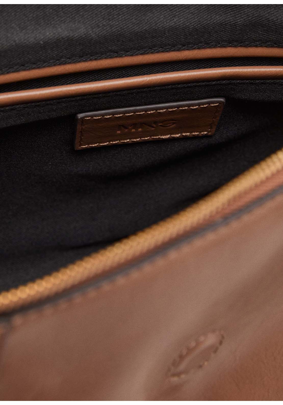 Mango Shoulder Bag Amazona - Brown 5 Shaws Department Stores