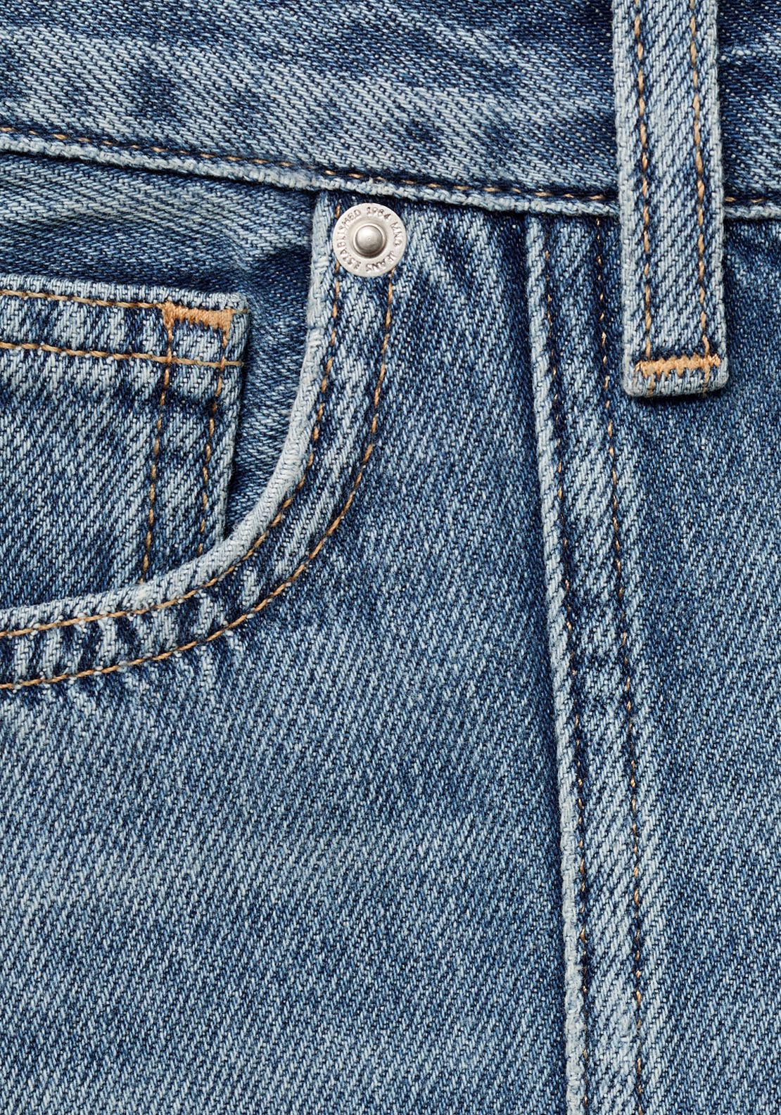 Mango Denim Midi Skirt - Blue 5 Shaws Department Stores