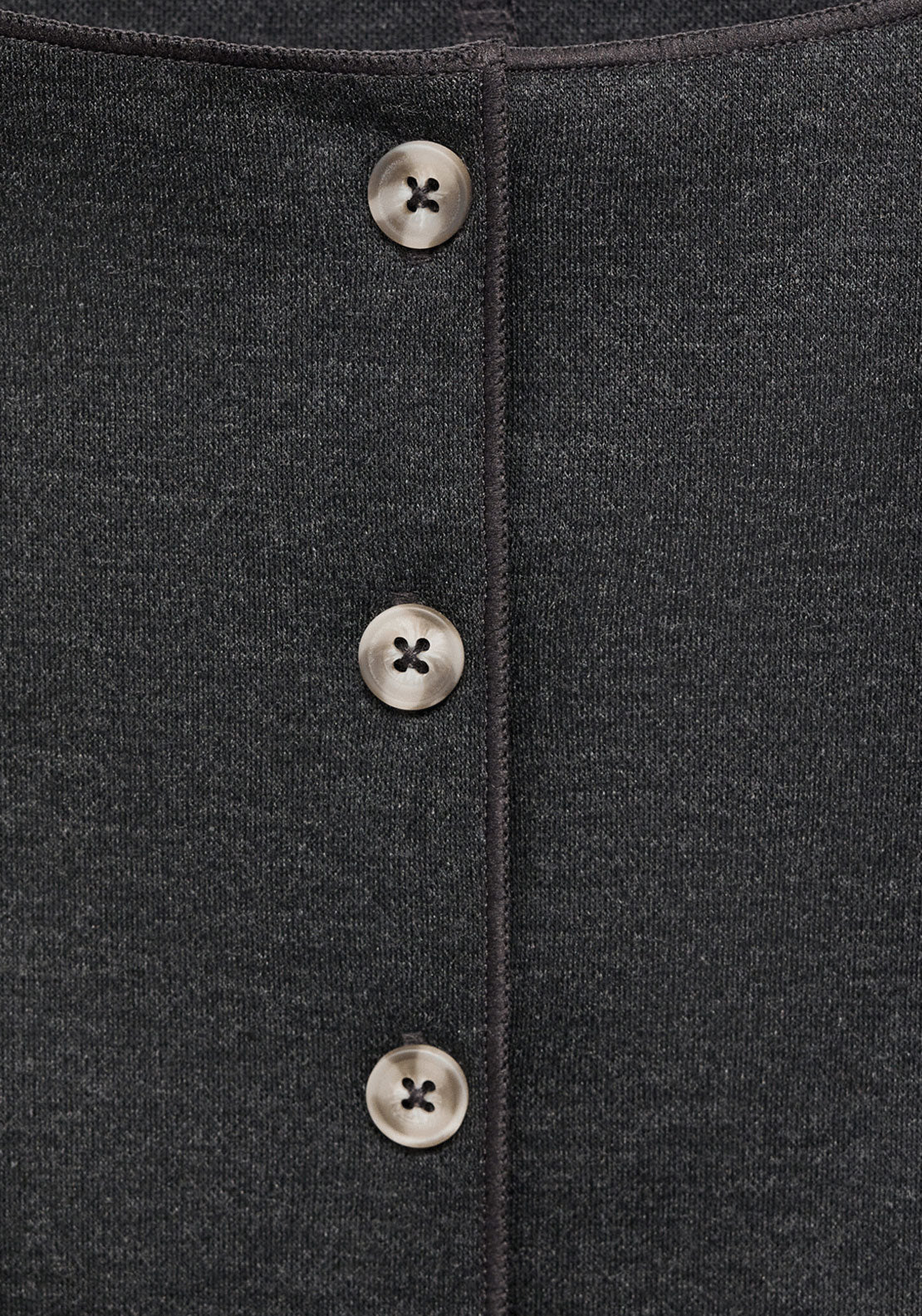 Buttoned Waistcoat - Grey