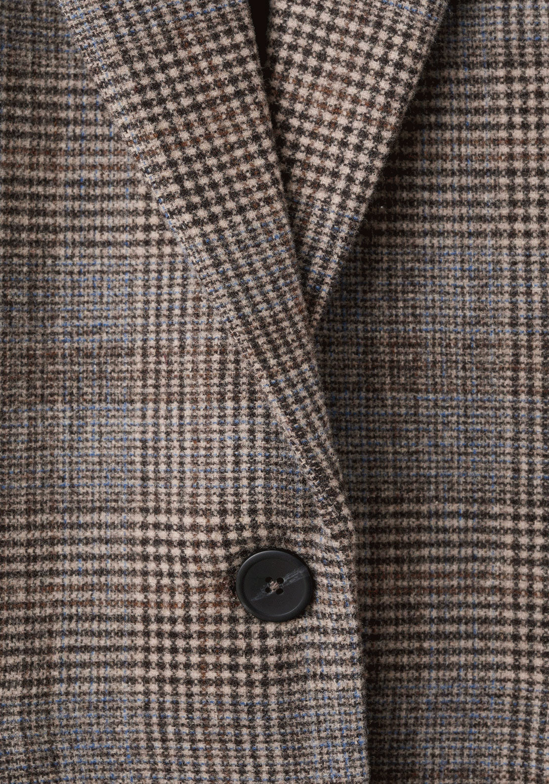 Checked Blazer - Brown